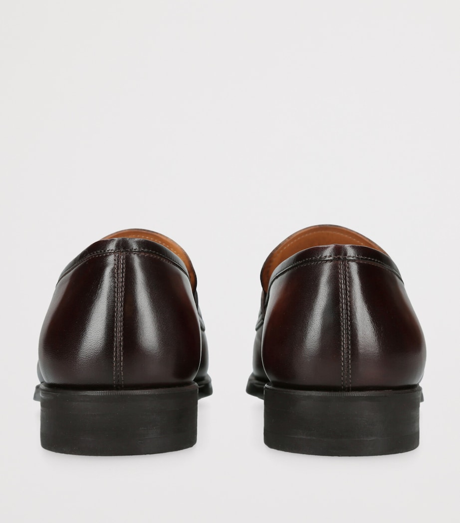 Leather Madison Penny Loafers TAN Image 2
