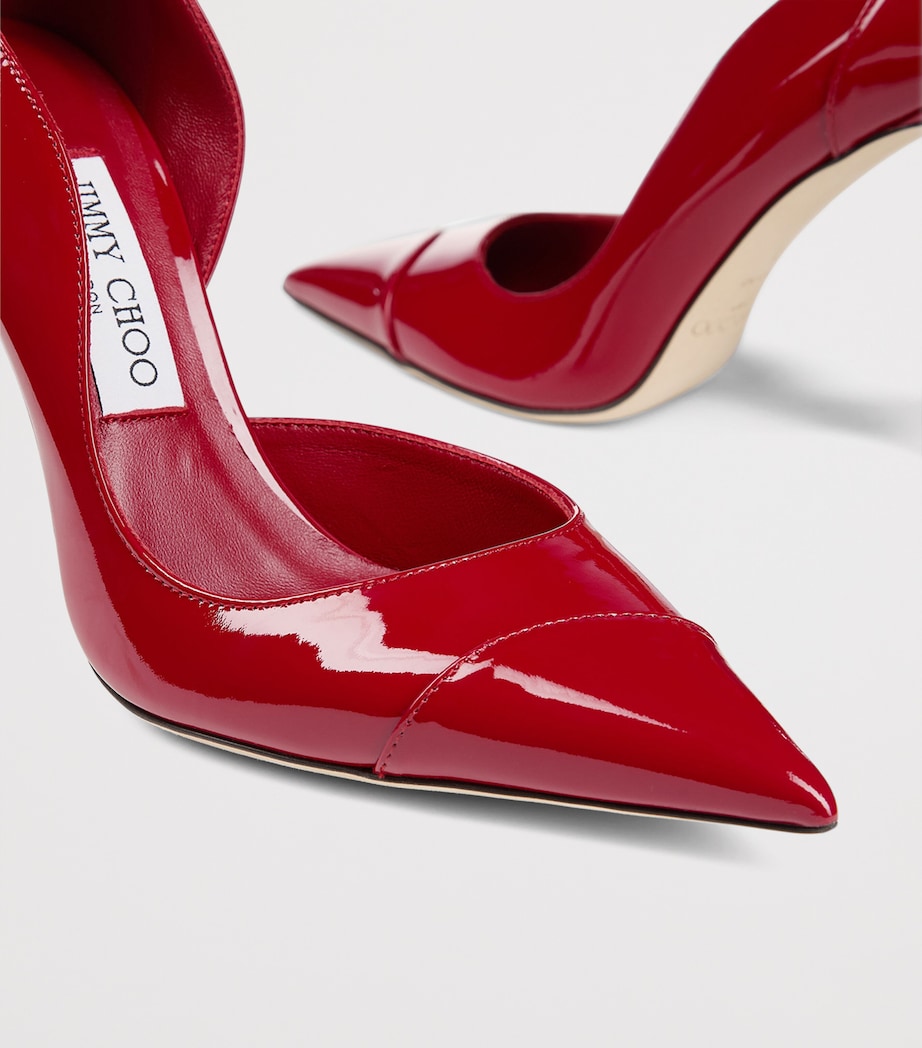 Brigitte 100 Patent Leather Pumps RUBY RED Image 5