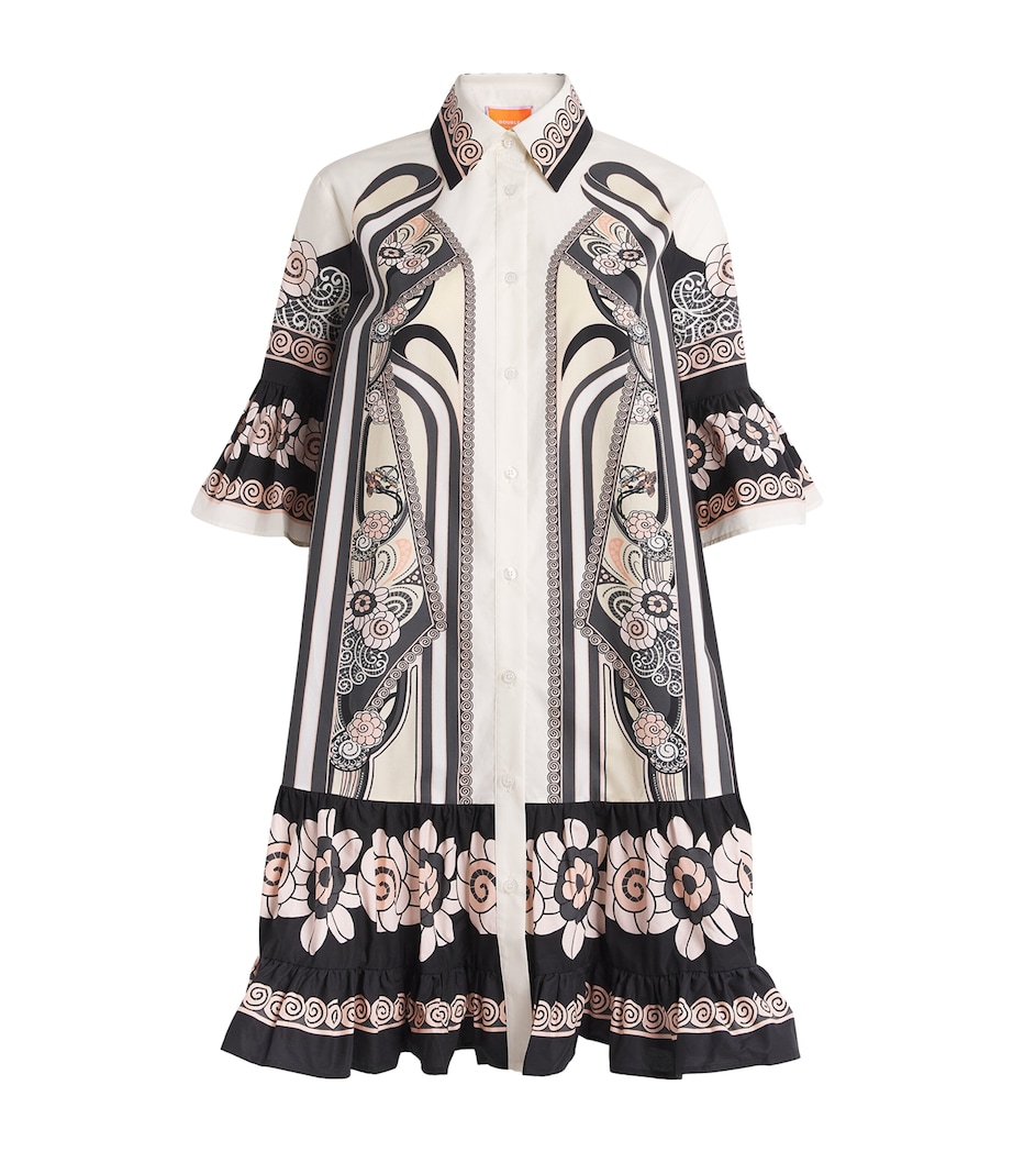 La Doublej Womens Ambrosia Print Choux Mini Dress Placée Image 1