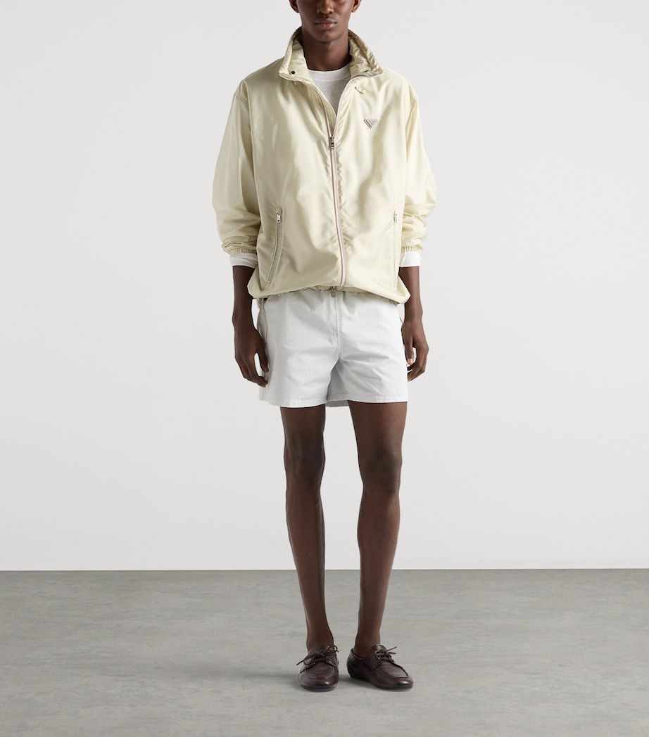 Prada Mens Re-Nylon Jacket Neutral Image 2