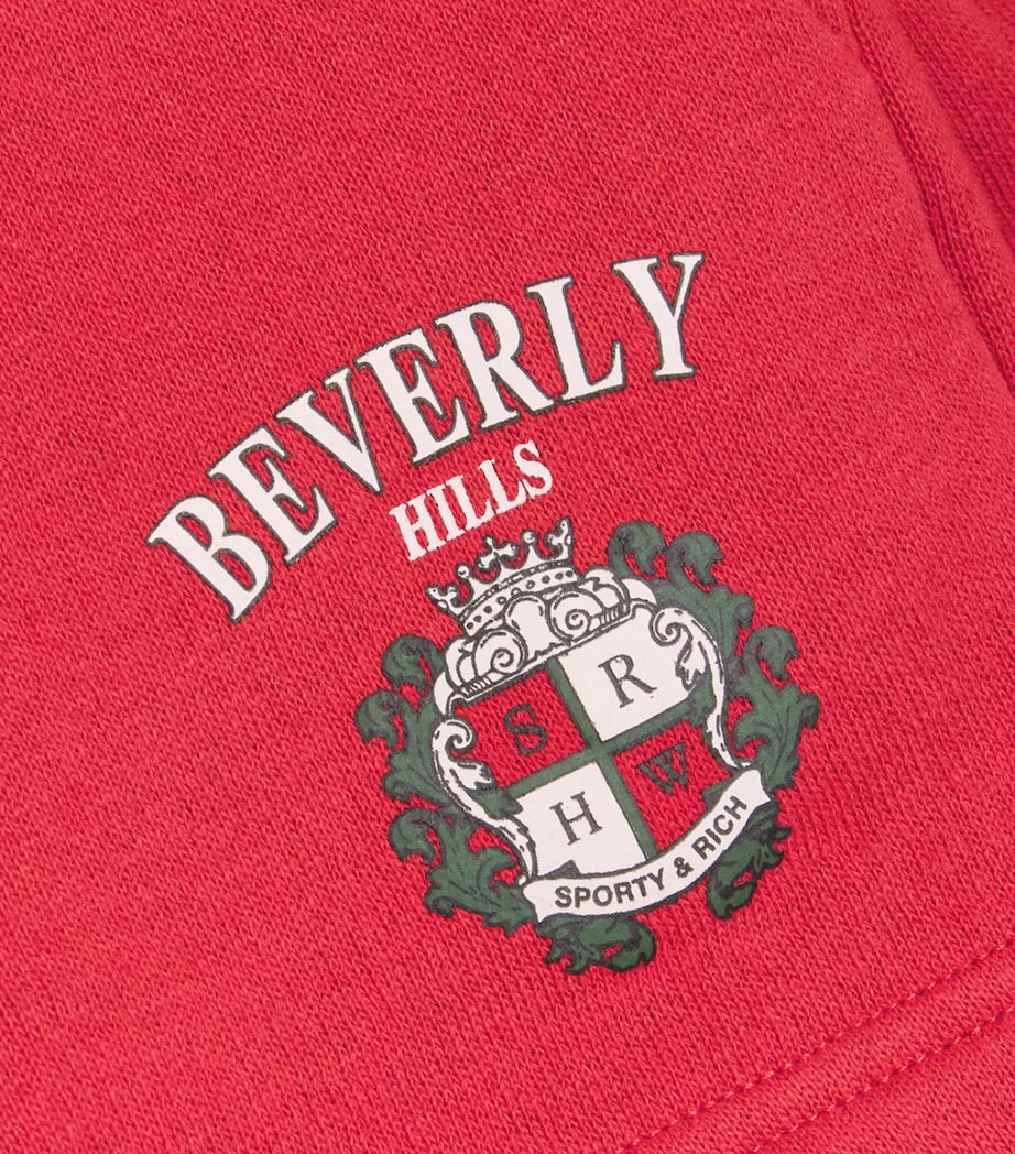 Beverly Hills Crest Sweatshorts RUBY Image 5