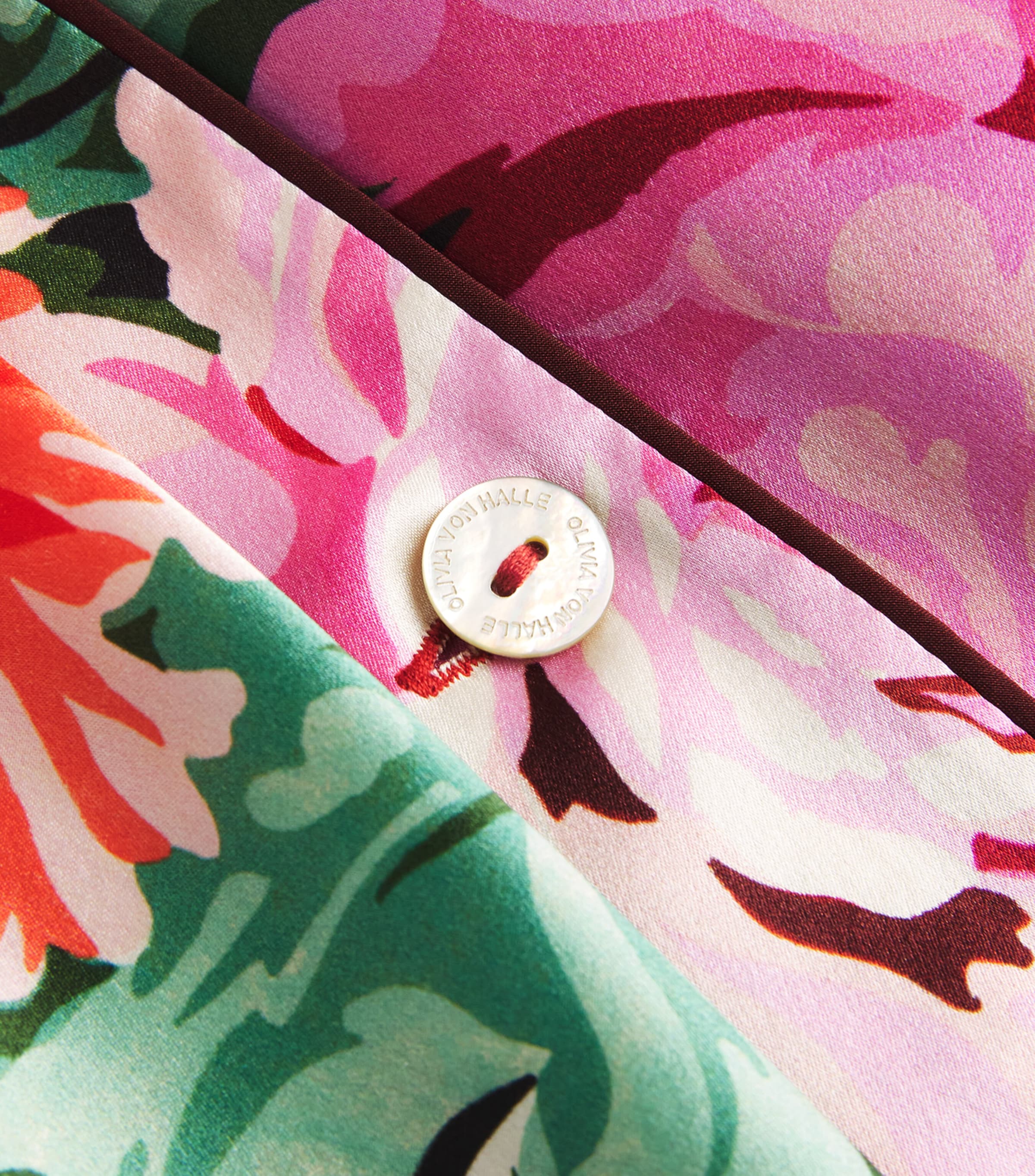 Silk Floral Lila Pyjama Set MOULIN Image 5