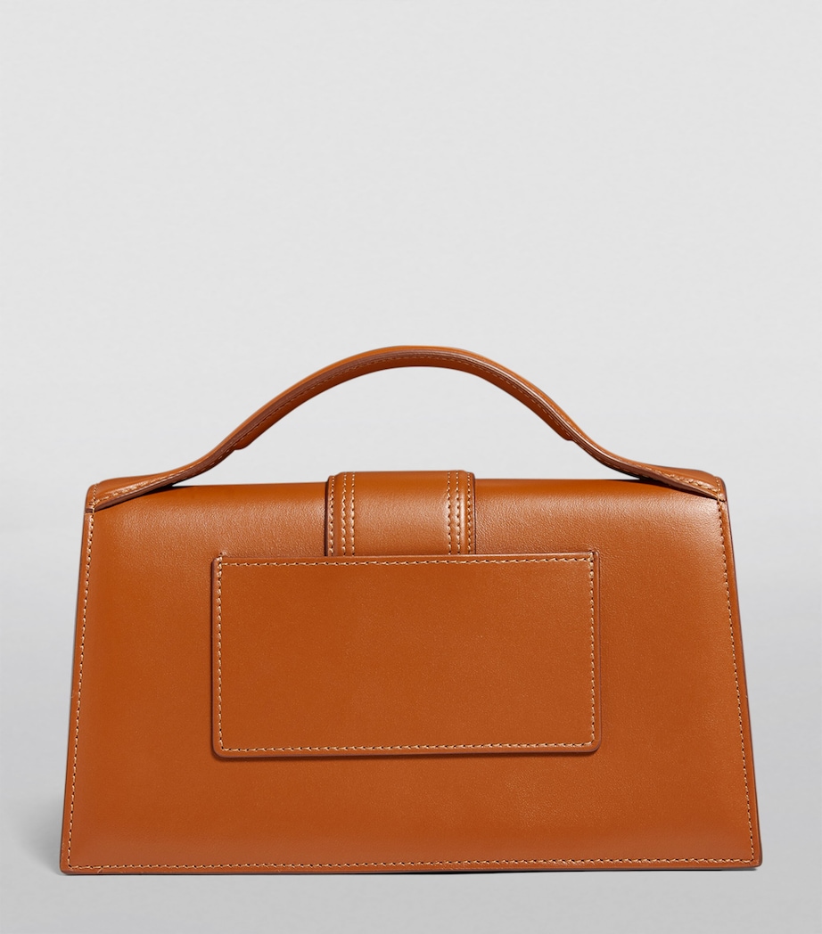Leather Le Grand Bambino Top-Handle Bag LIGHT BROWN Image 4