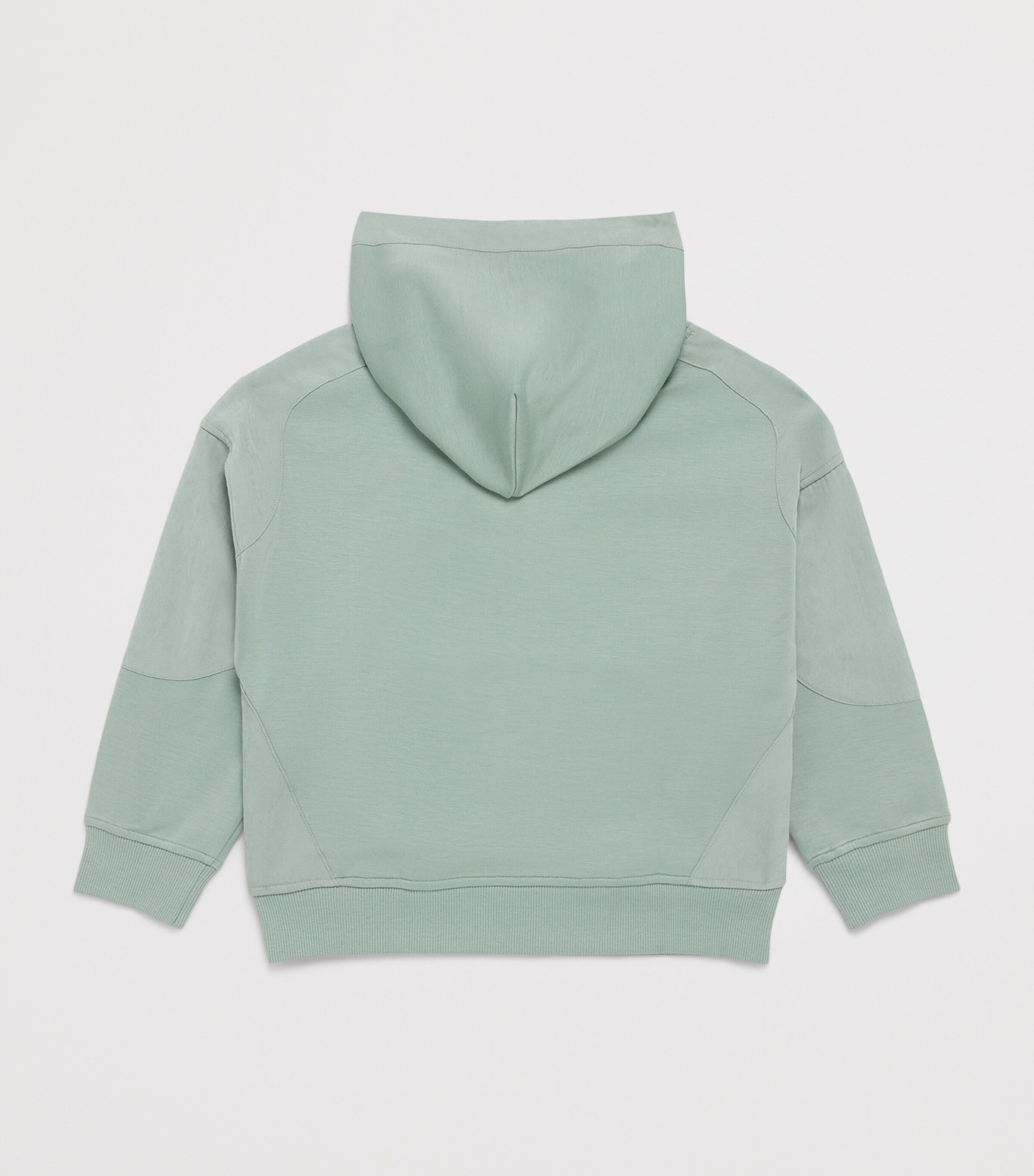 Emporio Armani Kids Cotton Logo Hoodie (4-16 Years) Iceberg Green Image 2