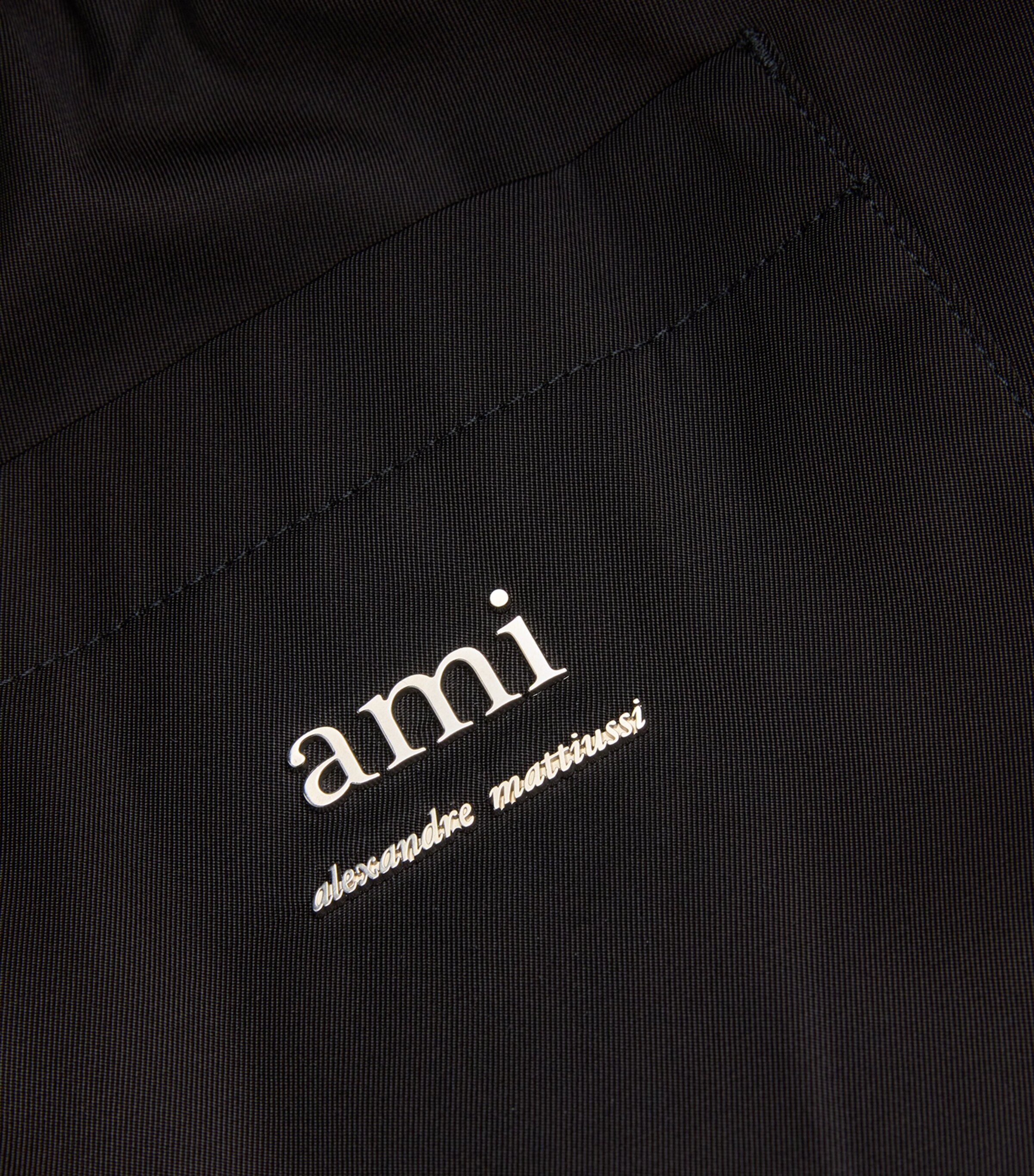 AMI Paris Mens Cotton-Blend Twill Shorts Image 5