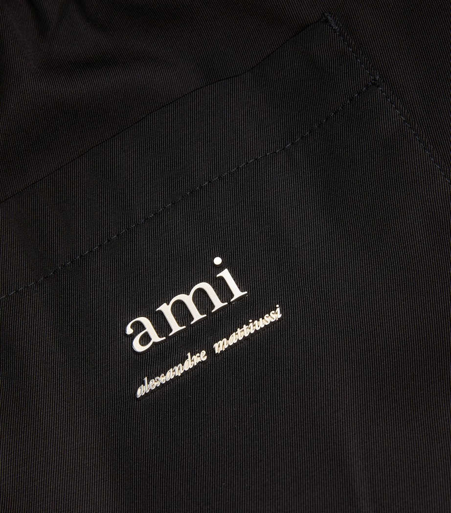 AMI Paris Mens Cotton-Blend Twill Shorts Image 5