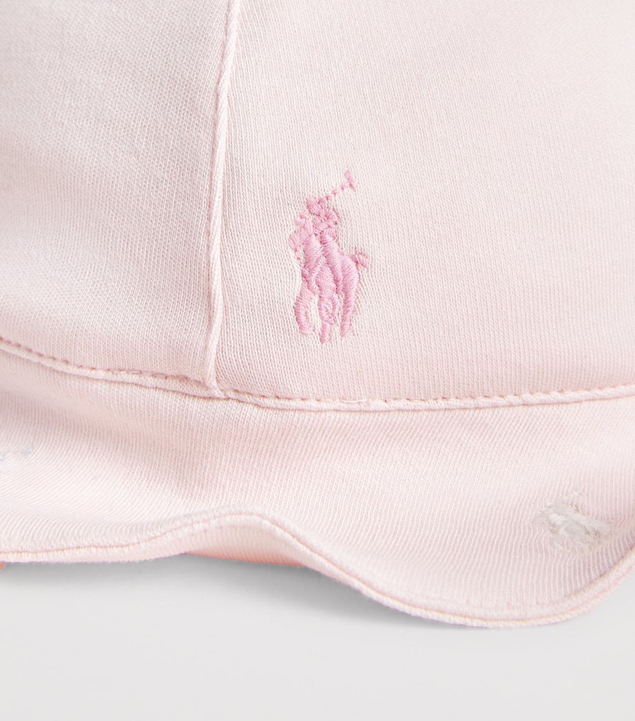 Ralph Lauren Kids Polo Pony Sun Hat Pink Image 3