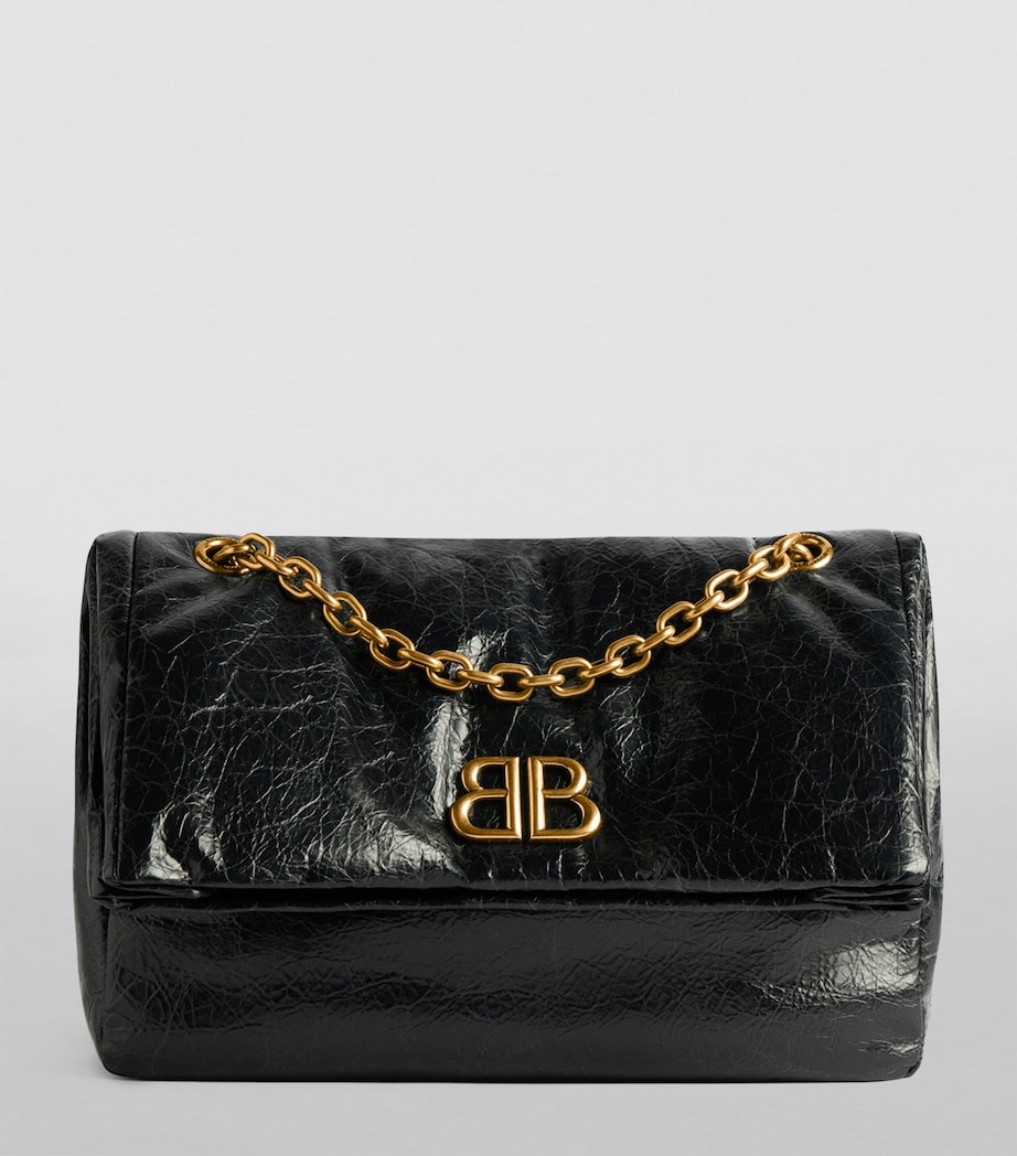 Balenciaga Small Leather Monaco Shoulder Bag Image 3
