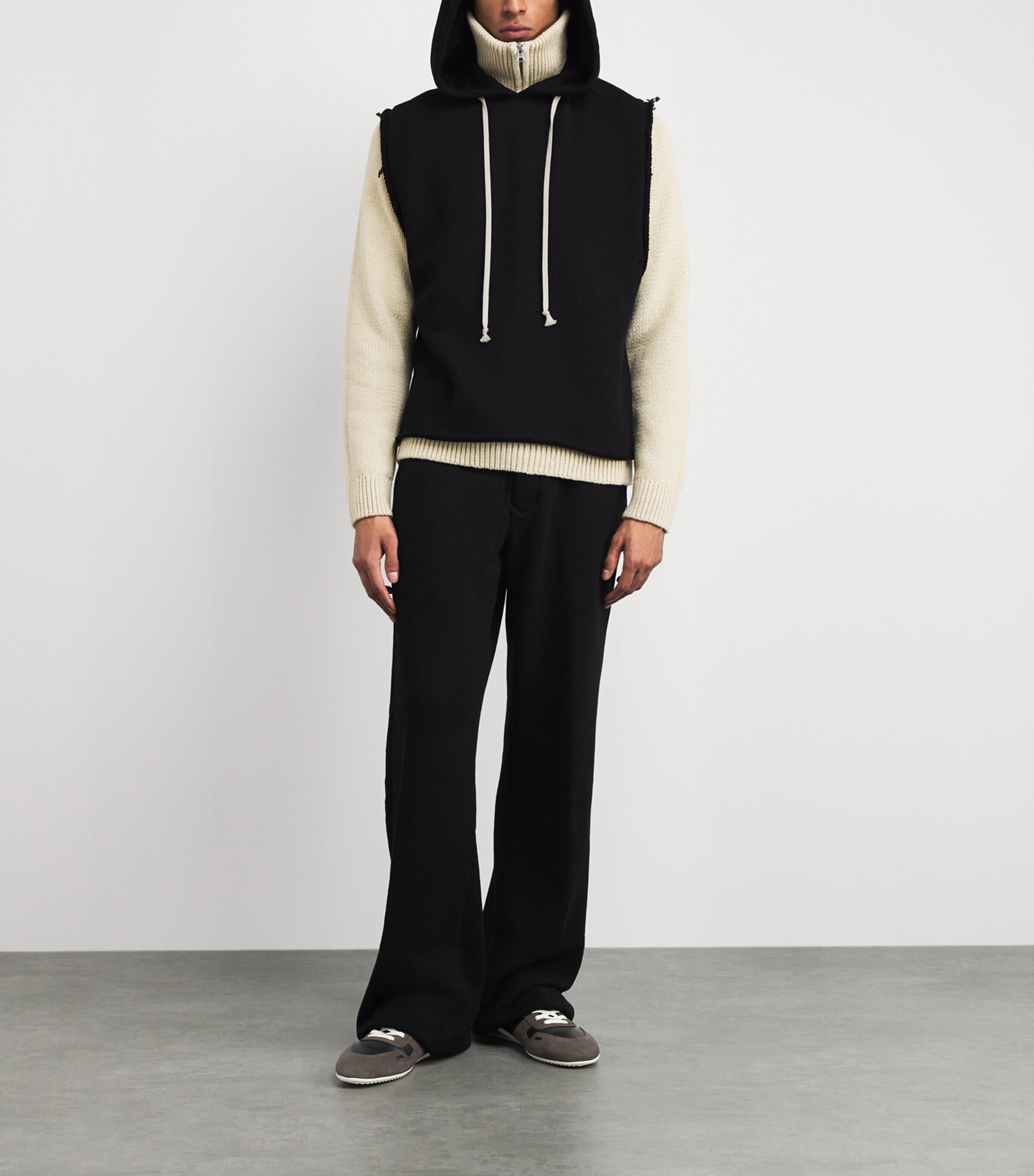 Rick Owens Suede Minimal Low-Top Sneakers Grey/other Image 4