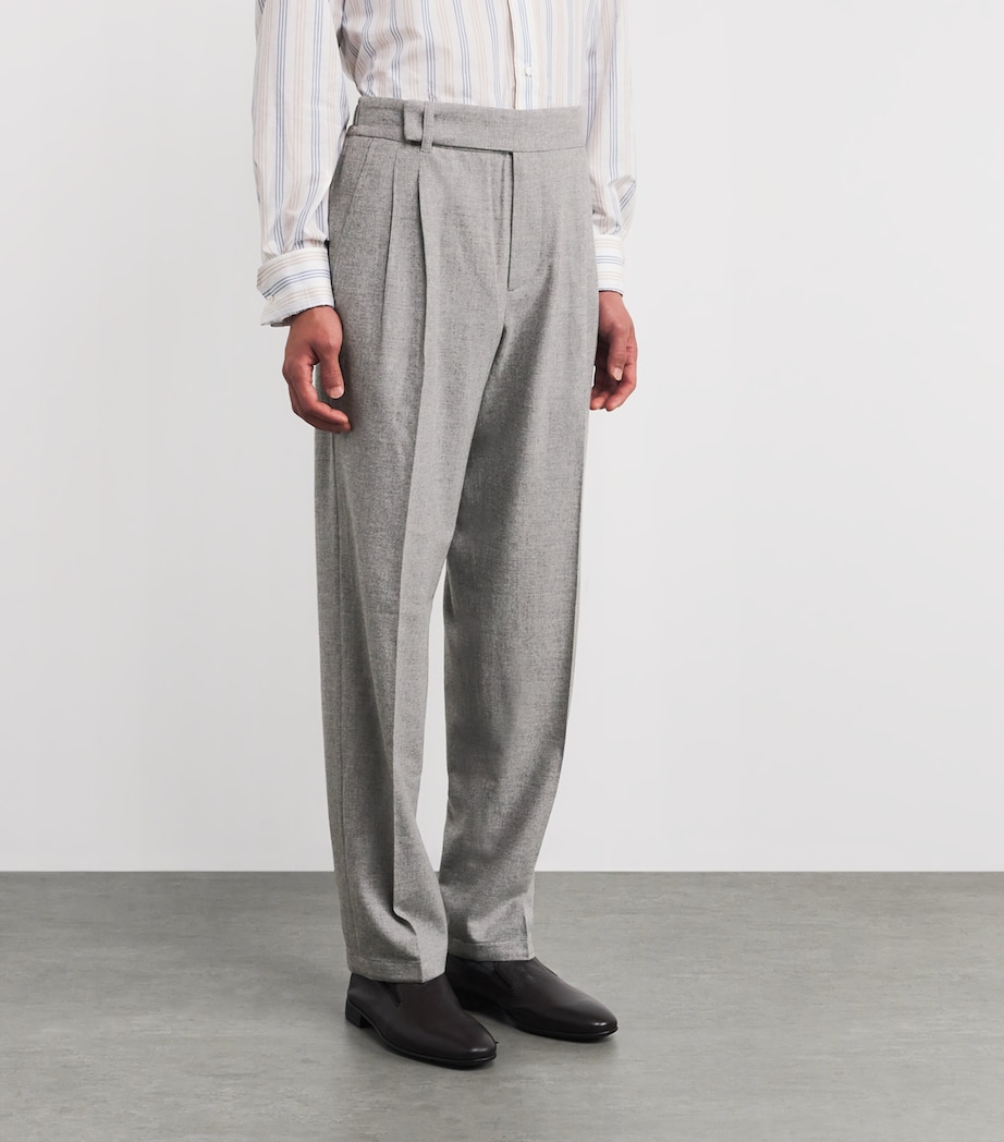 Wool-Blend Pleated Trousers 930 Image 3