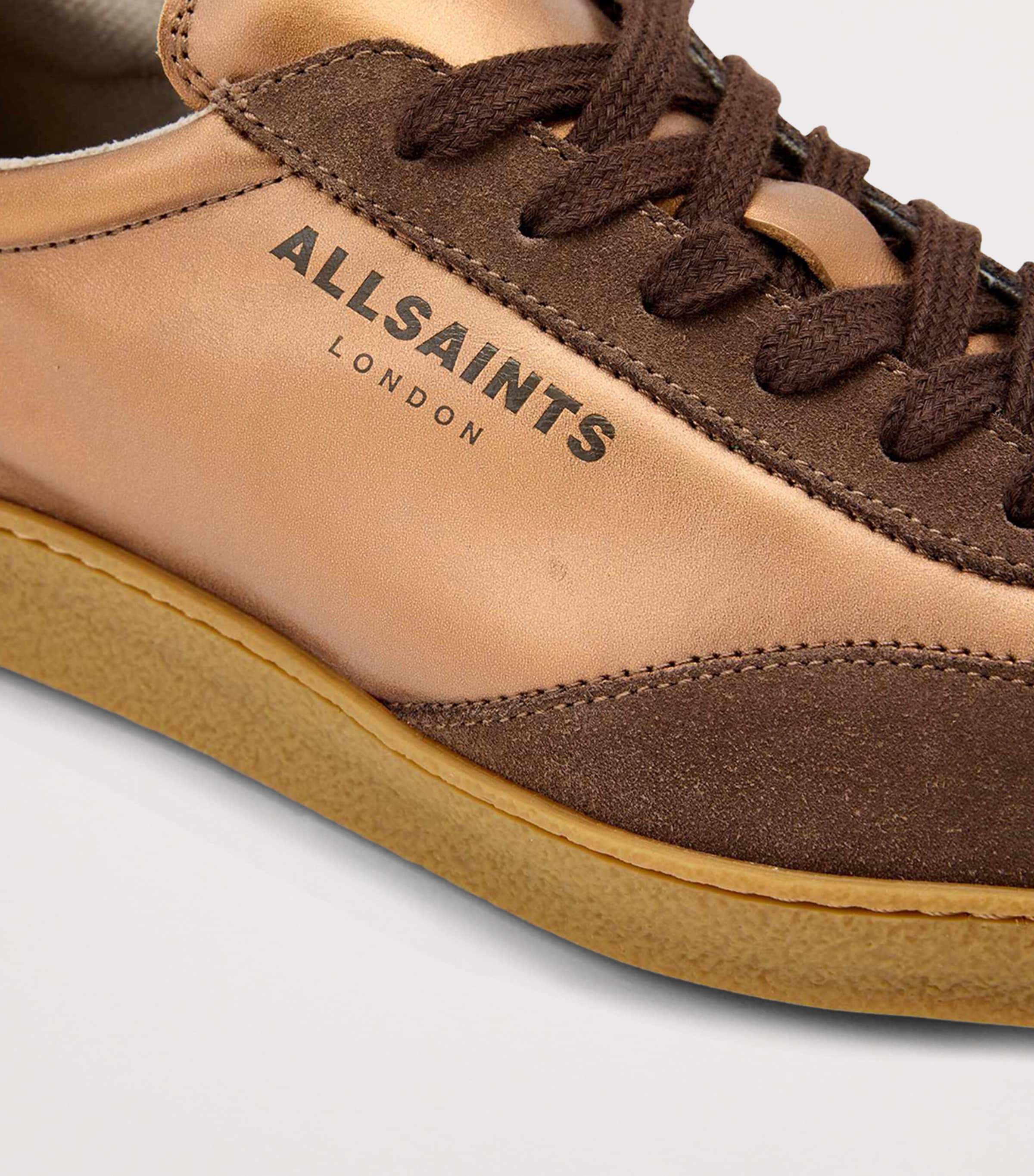 AllSaints Suede Thelma Sneakers Bronze/brown Image 5