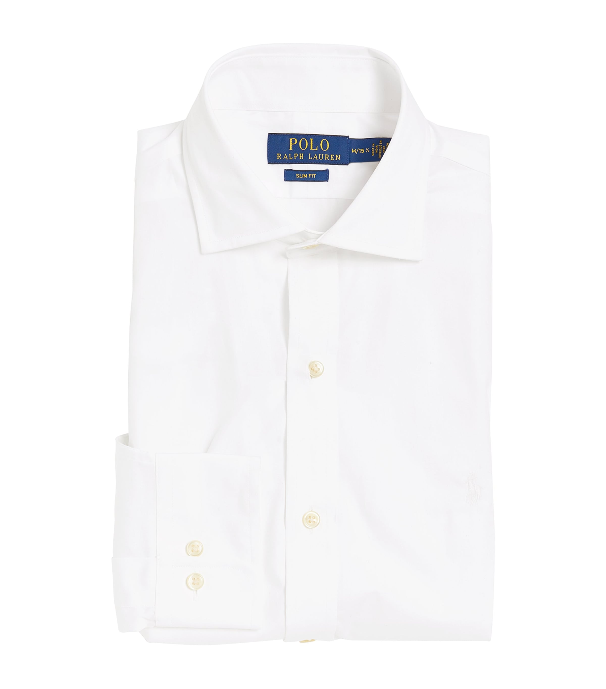 Shop Polo Ralph Lauren Cotton Poplin Shirt In White