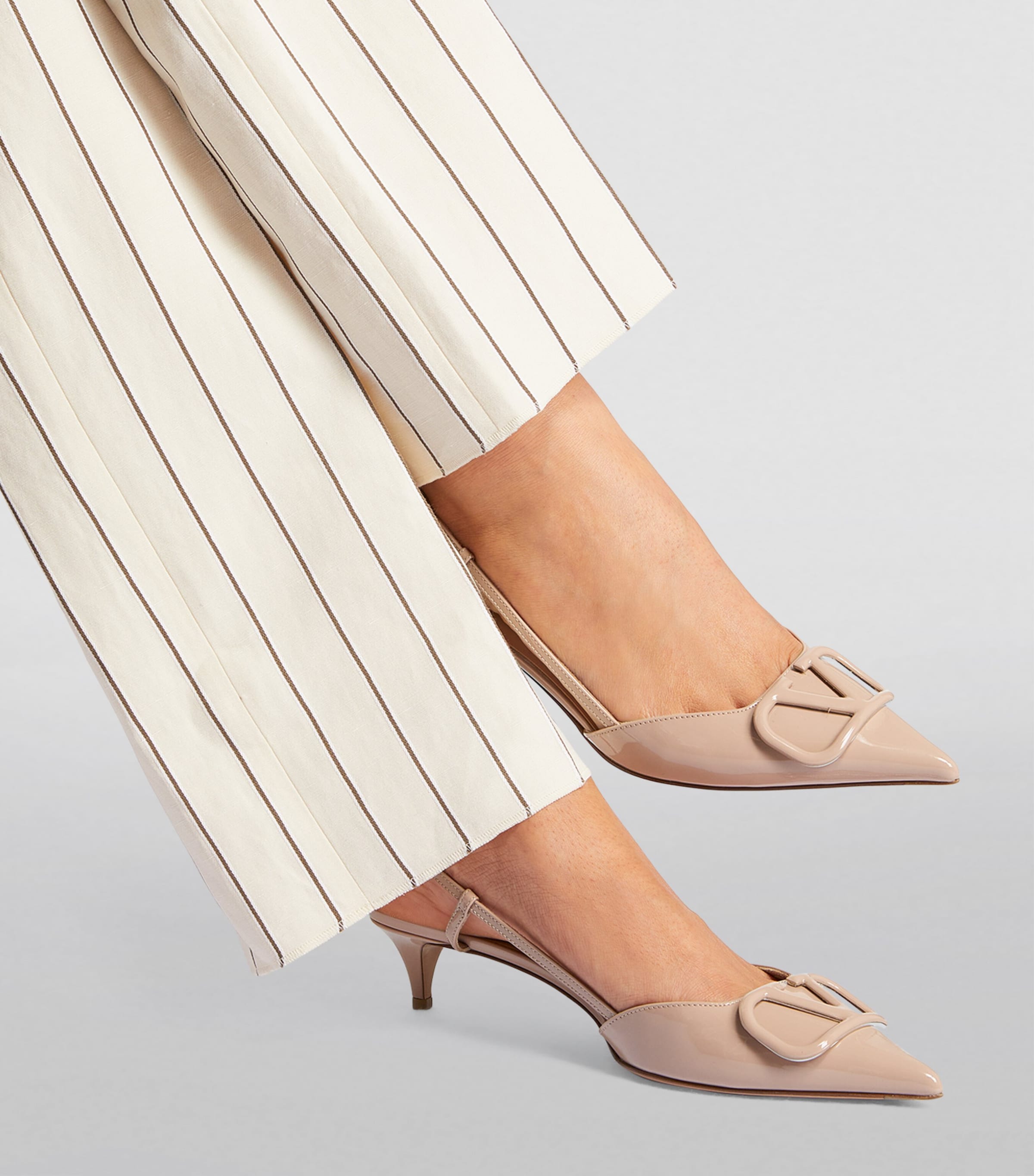 Slingback Logo Heels 40 BLUSH Image 2