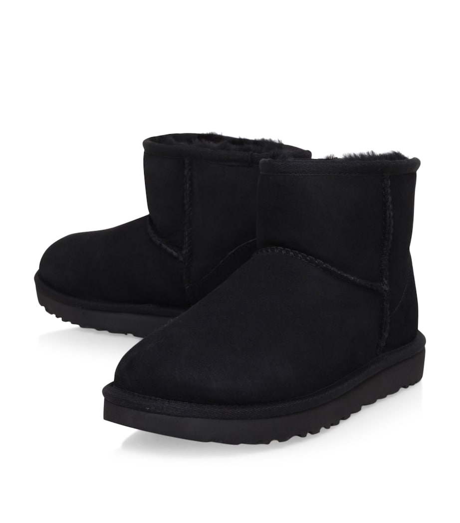 Classic Mini Suede Boots BLACK Image 4