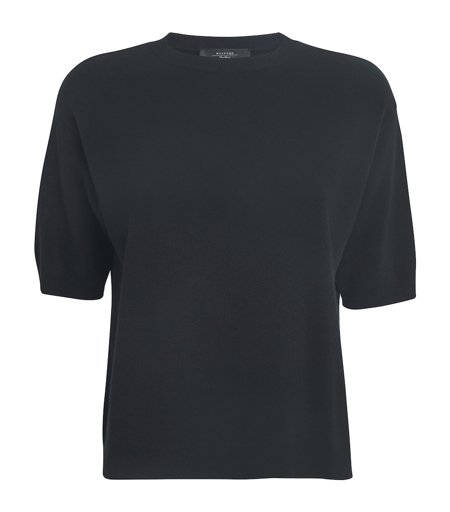 Stretch-Viscose Sweater BLACK Image 1