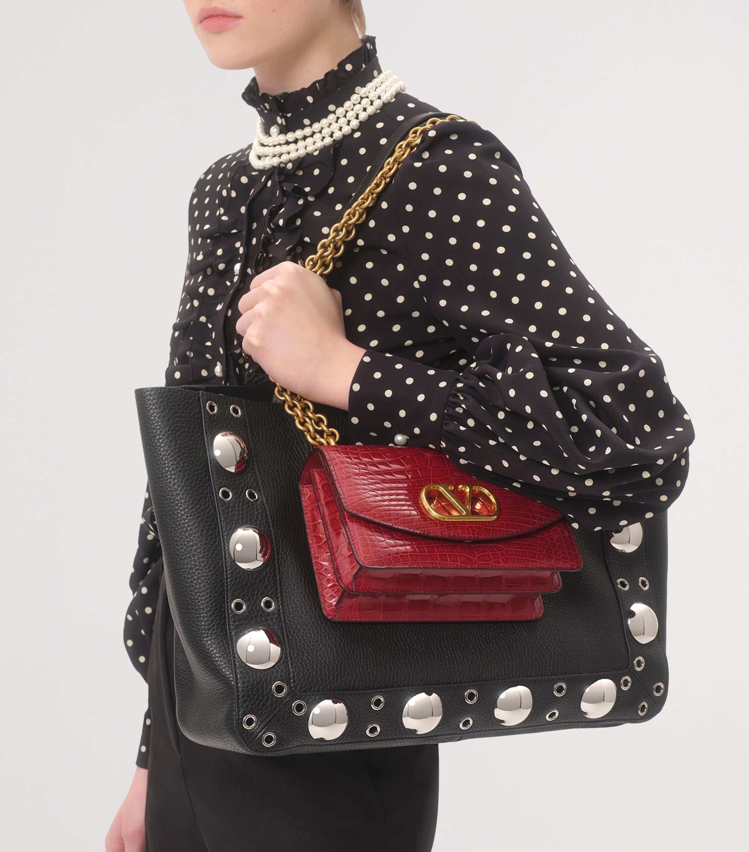 Silk Polka-Dot Blouse TB1 Image 6