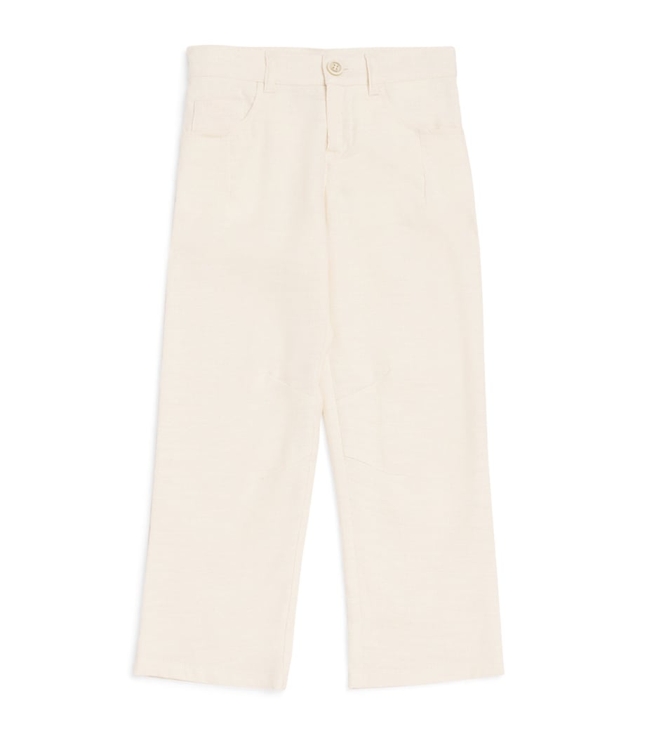 Eleventy Kids Cotton-Linen Chinos (2-16 Years) Image 1