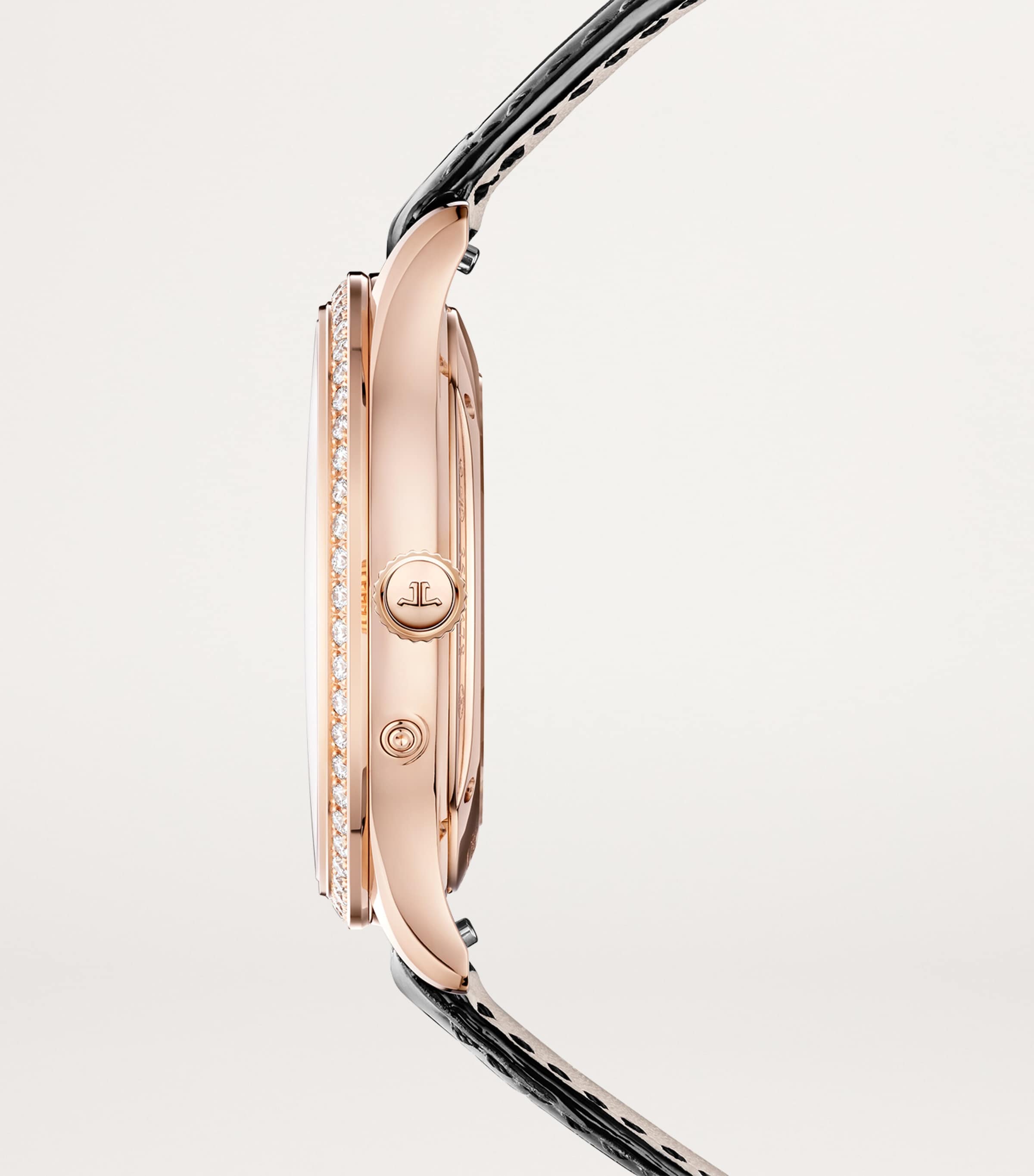 Rose Gold and Diamond Master Ultra Thin Moon Watch 36mm PINK GOLD Image 2