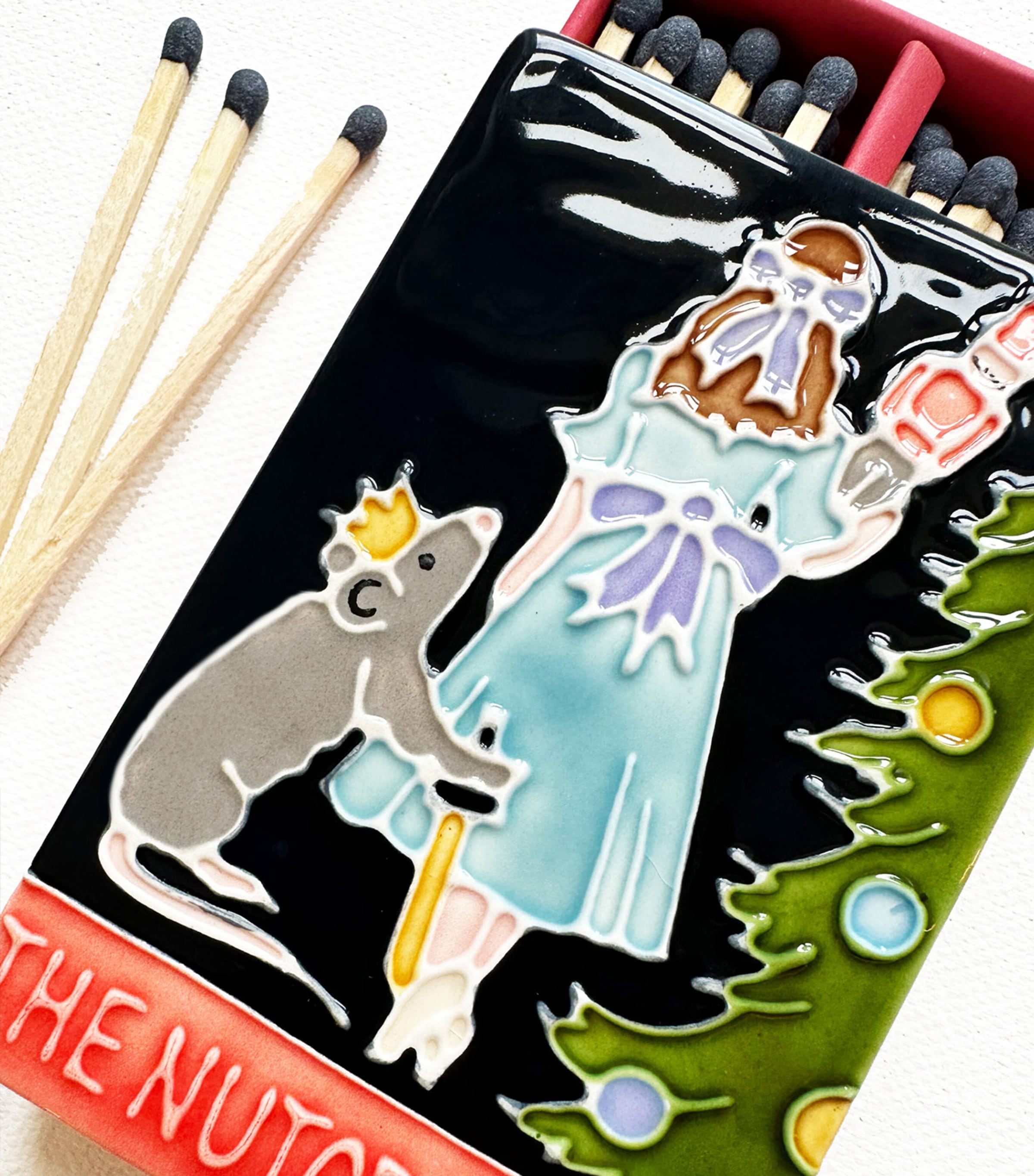 Ceramic The Nutcracker Matchbox MULTI Image 2