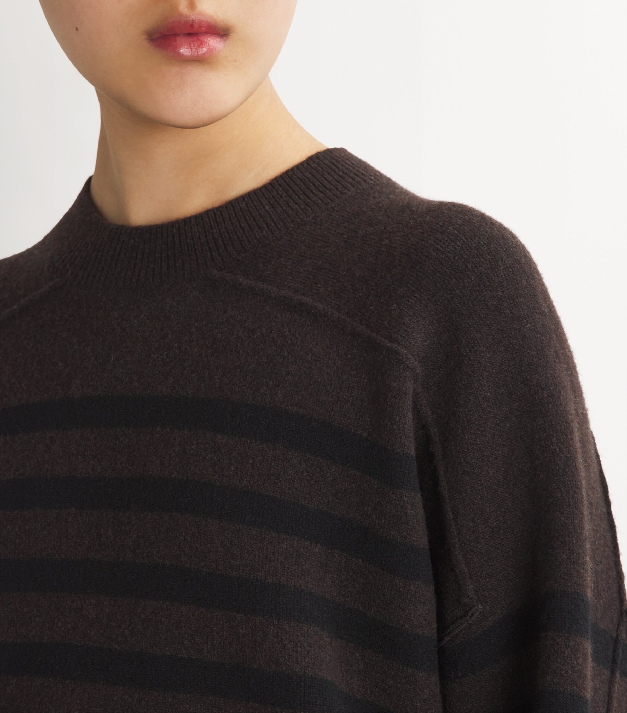 Wool-Blend Bridget Sweater DARK BROWN Image 6