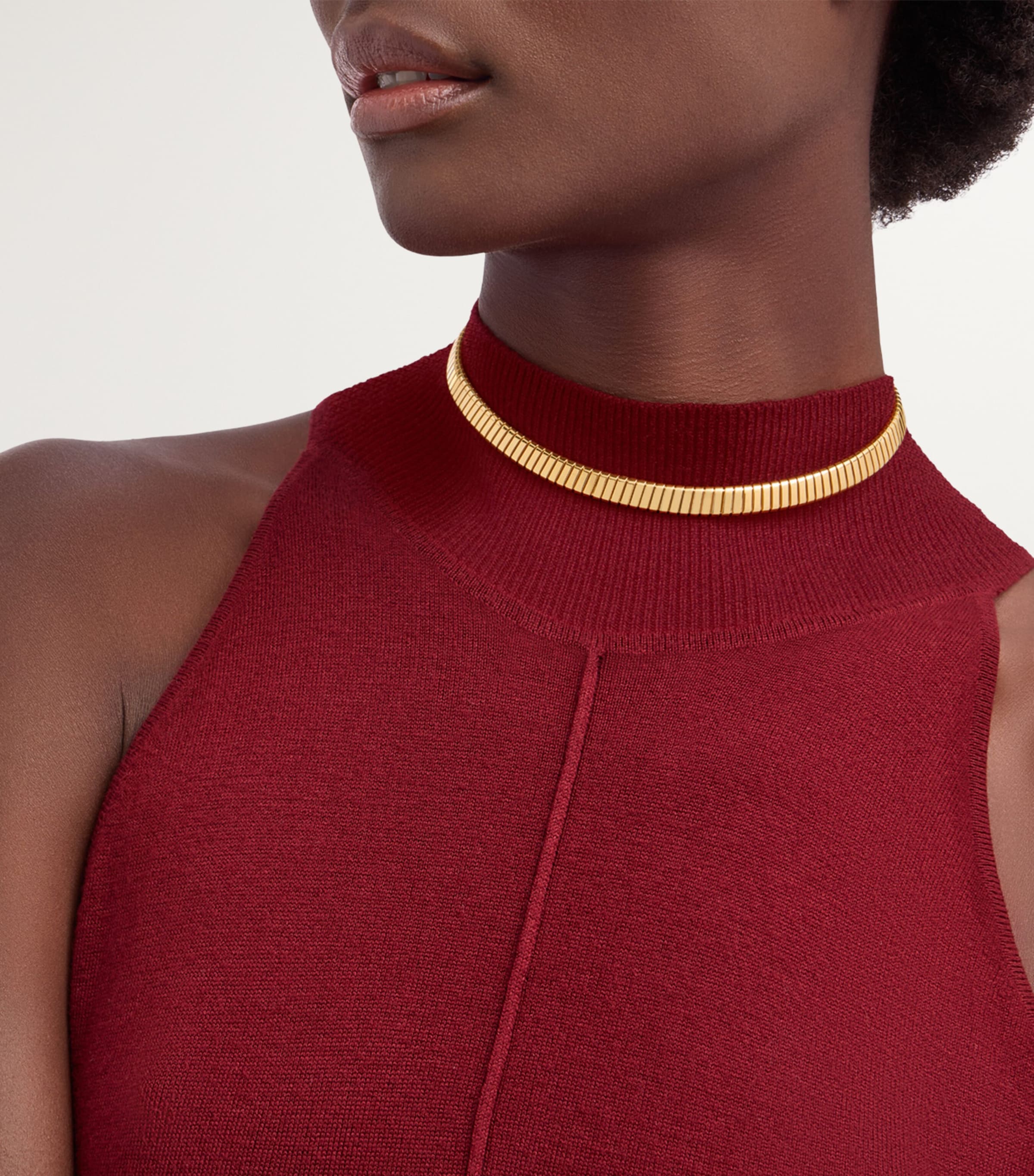 Yellow Gold Tubogas Necklace YELLOW GOLD Image 2