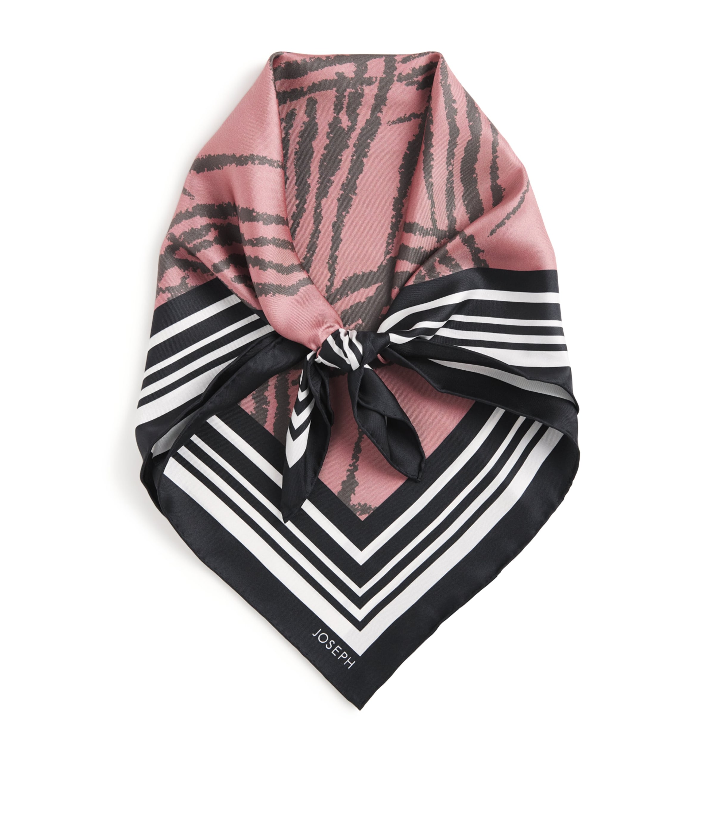 Joseph Silk Nadia Scarf Palm Leaf/musk Image 1