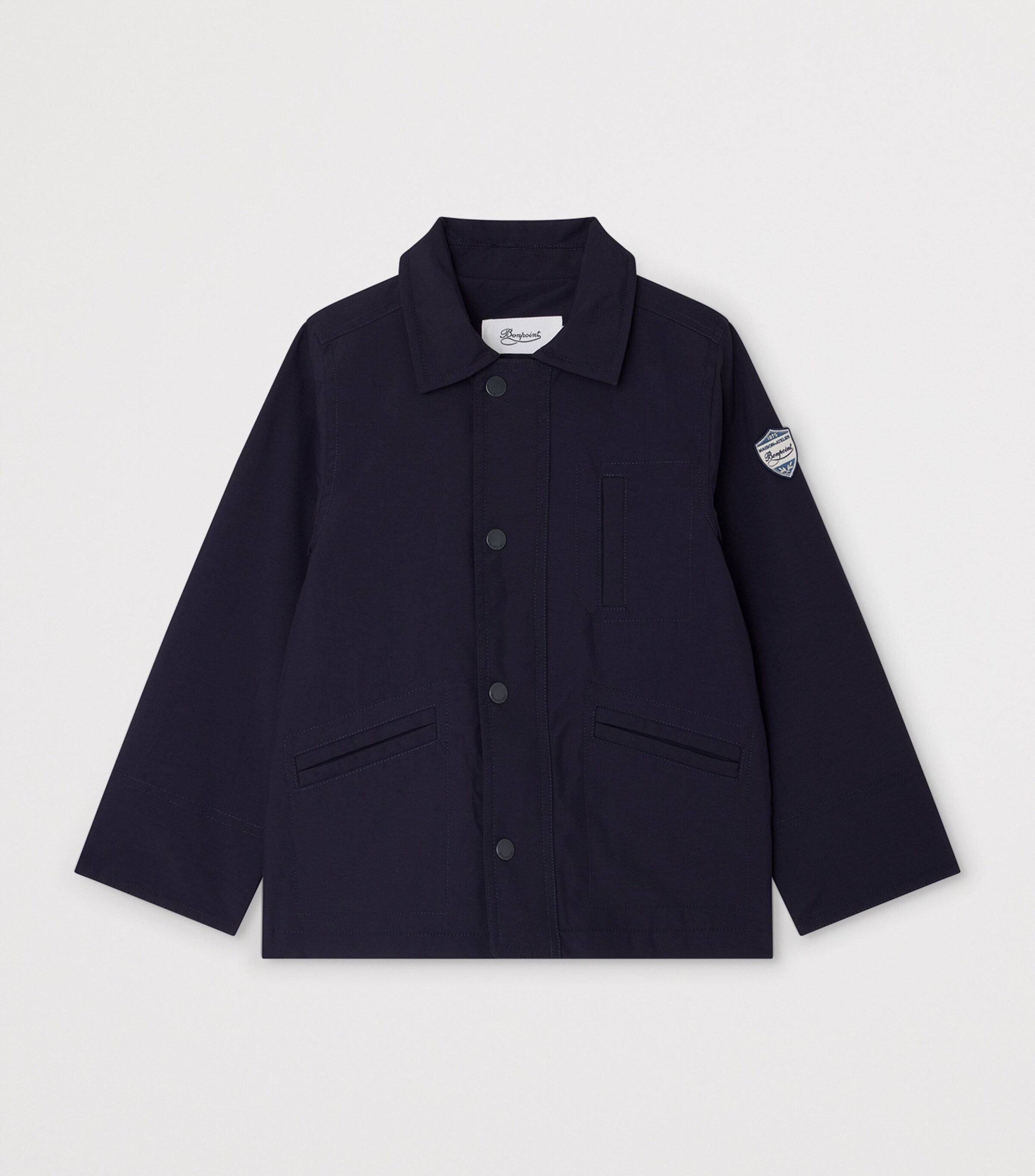 Bonpoint Hooded Luther Parka (10-14 Years) Marine Image 2