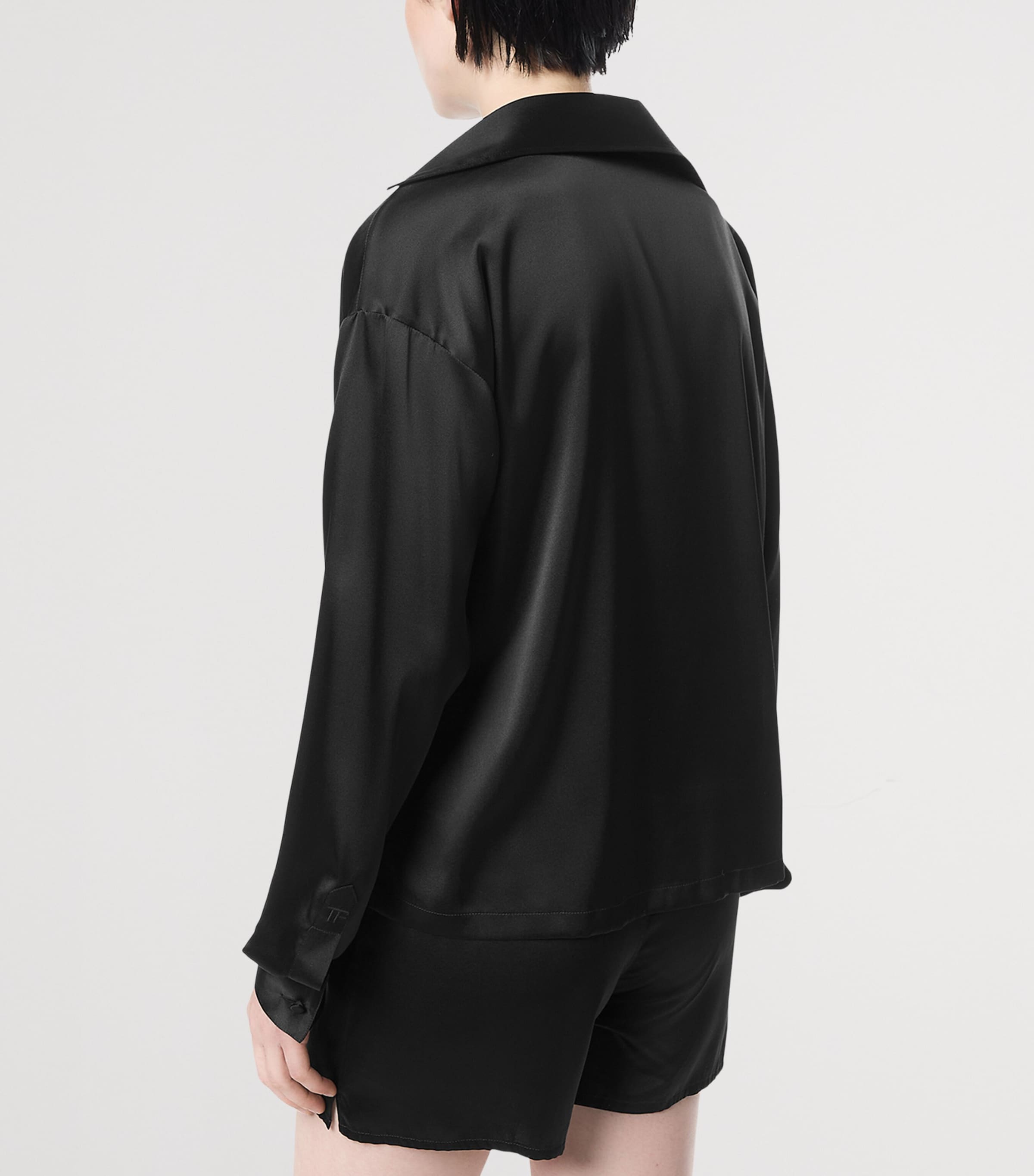 TOM FORD Womens Silk-Blend Blouse Naa Image 4