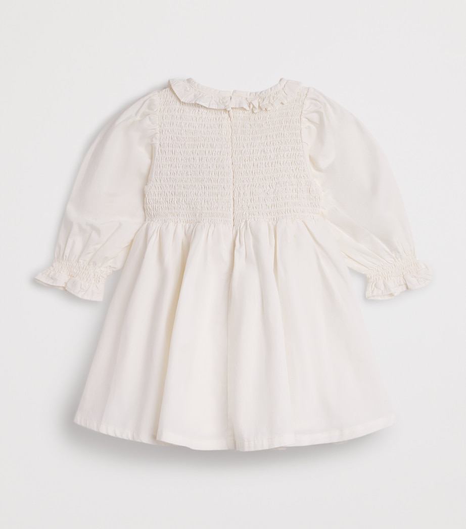 Embroidered Smocked Adele Dress (12 Months - 4 Years) MARSHMELLOW Image 2