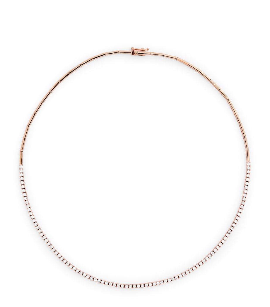 Rose Gold and Diamond Audrey Choker ROSE GOLD Image 1