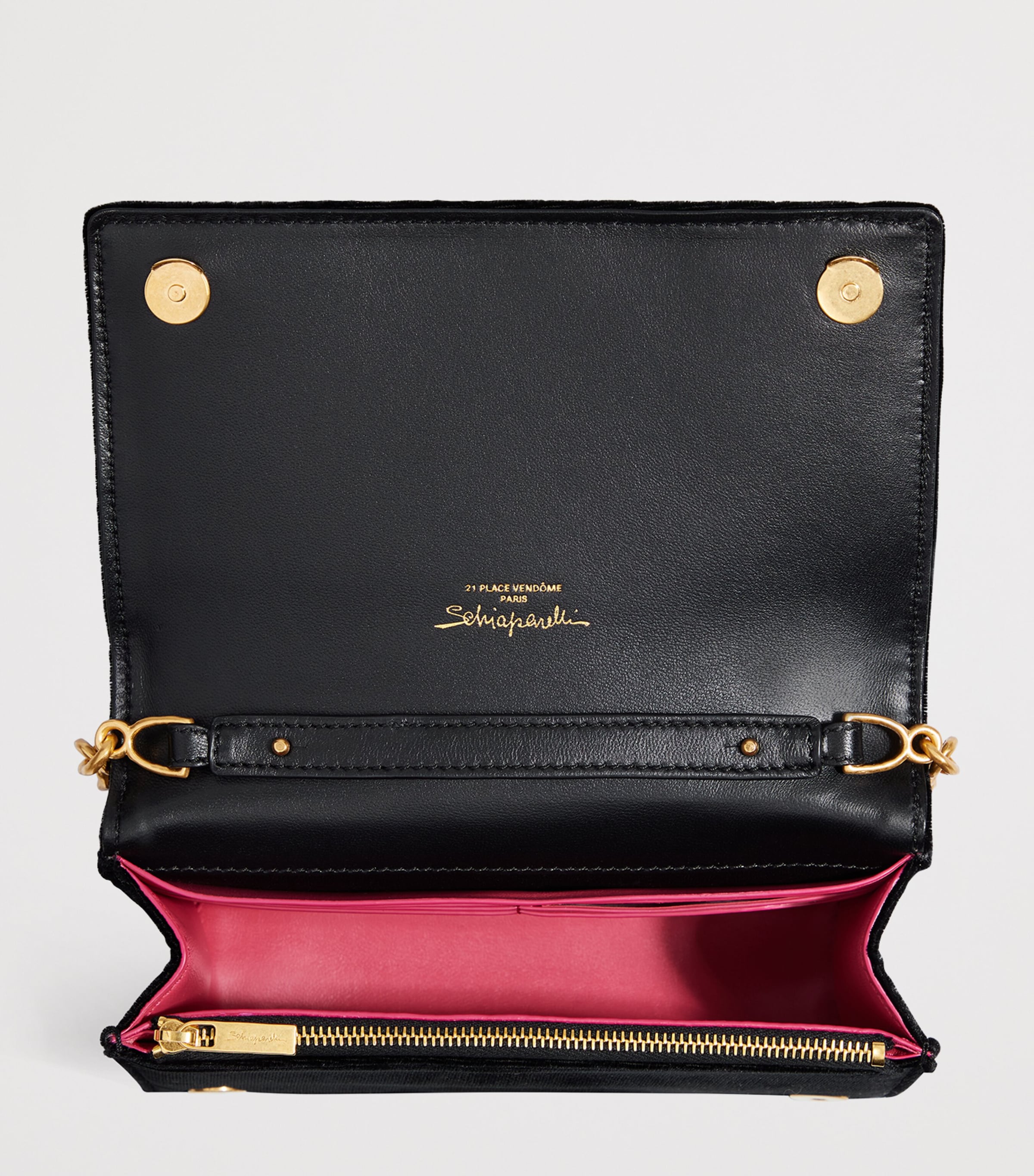 Velvet Embellished Bijoux Keyhole Clutch Bag 999 BLACK Image 5