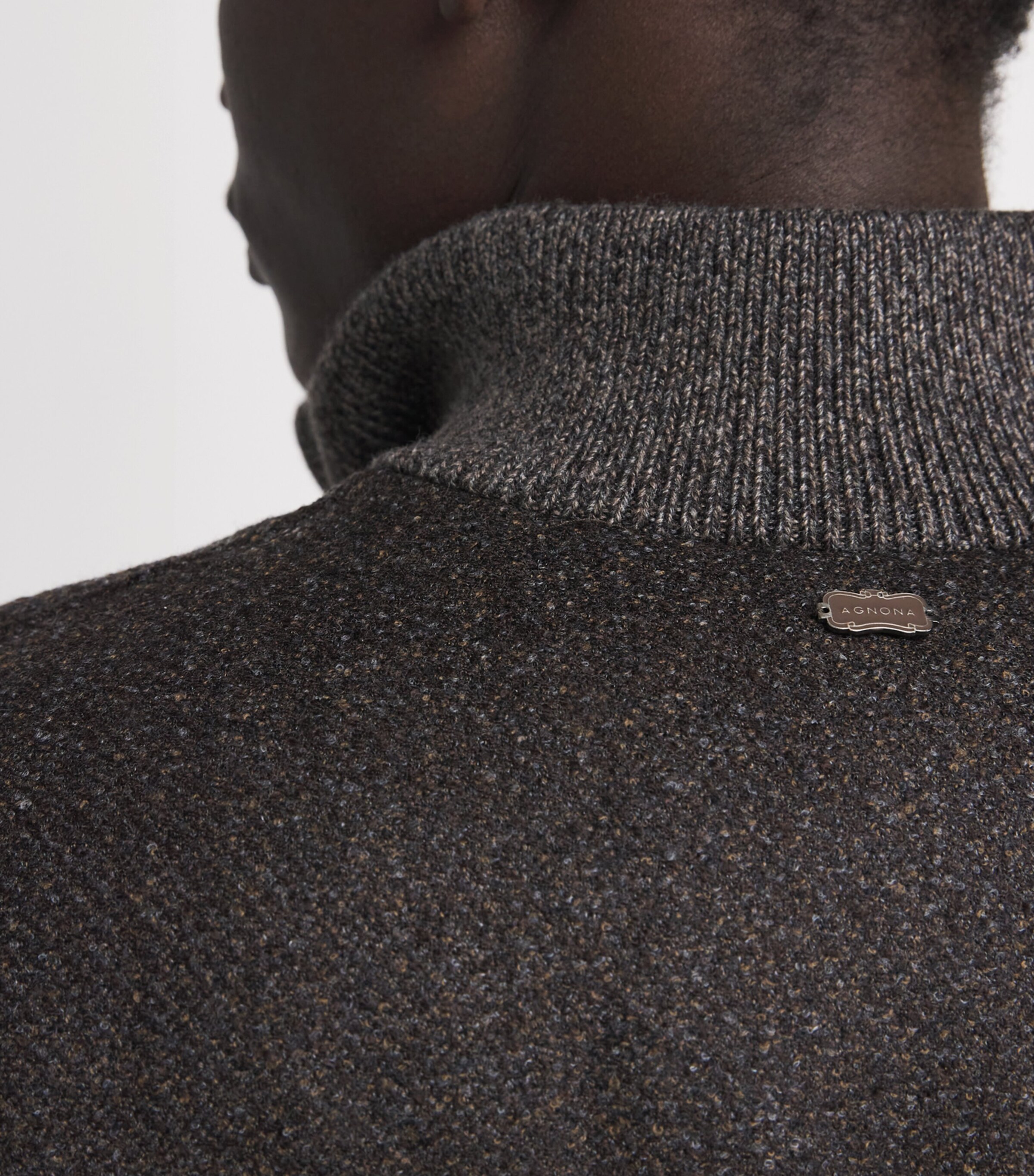 Wool-Blend Padded Gilet 650 - BROWN- CUMIN Image 6