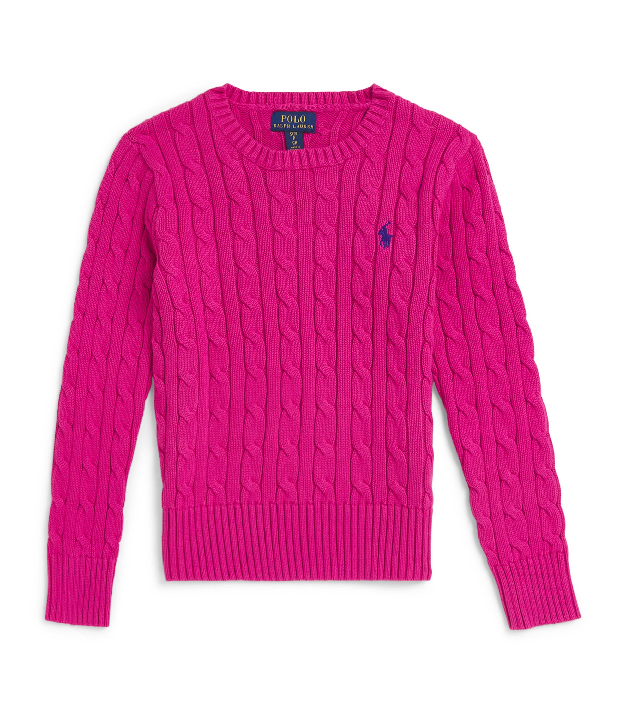 Polo Ralph Lauren Cable-knit Jumper In Pink