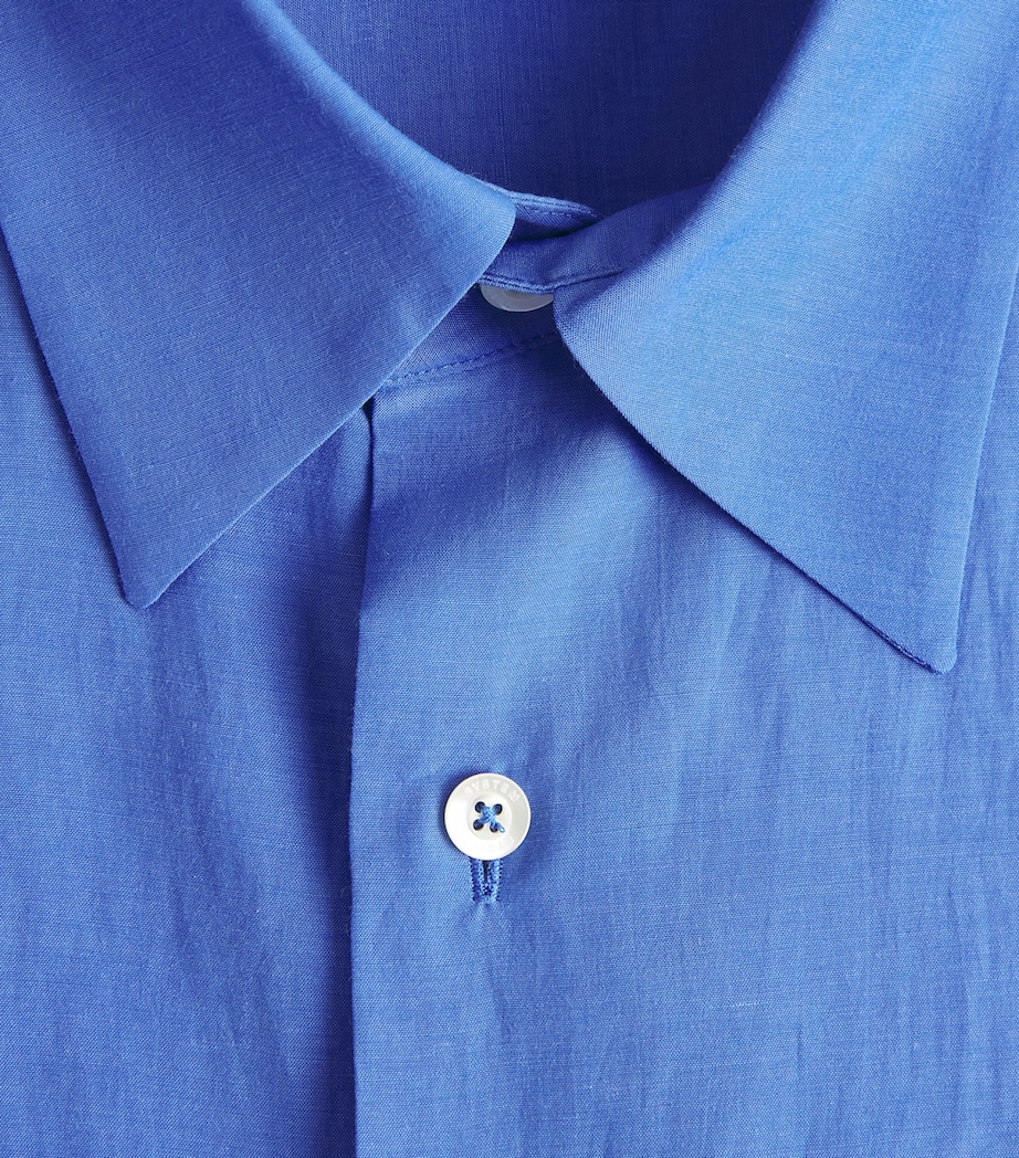 System Mens Triangular Panel Shirt Blue Image 6