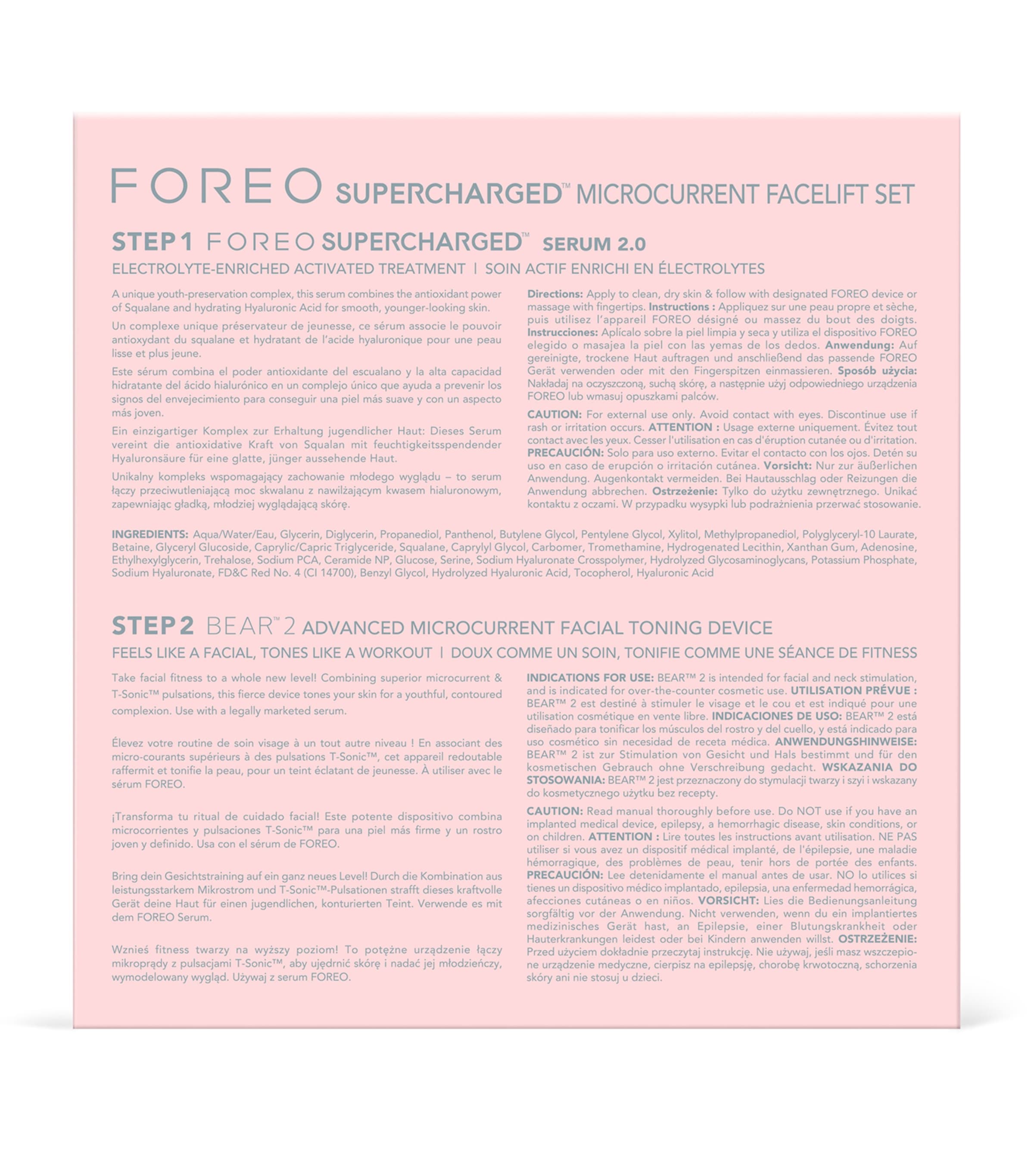 Supercharged Microcurrent Facelift Set NO COLOUR Image 2