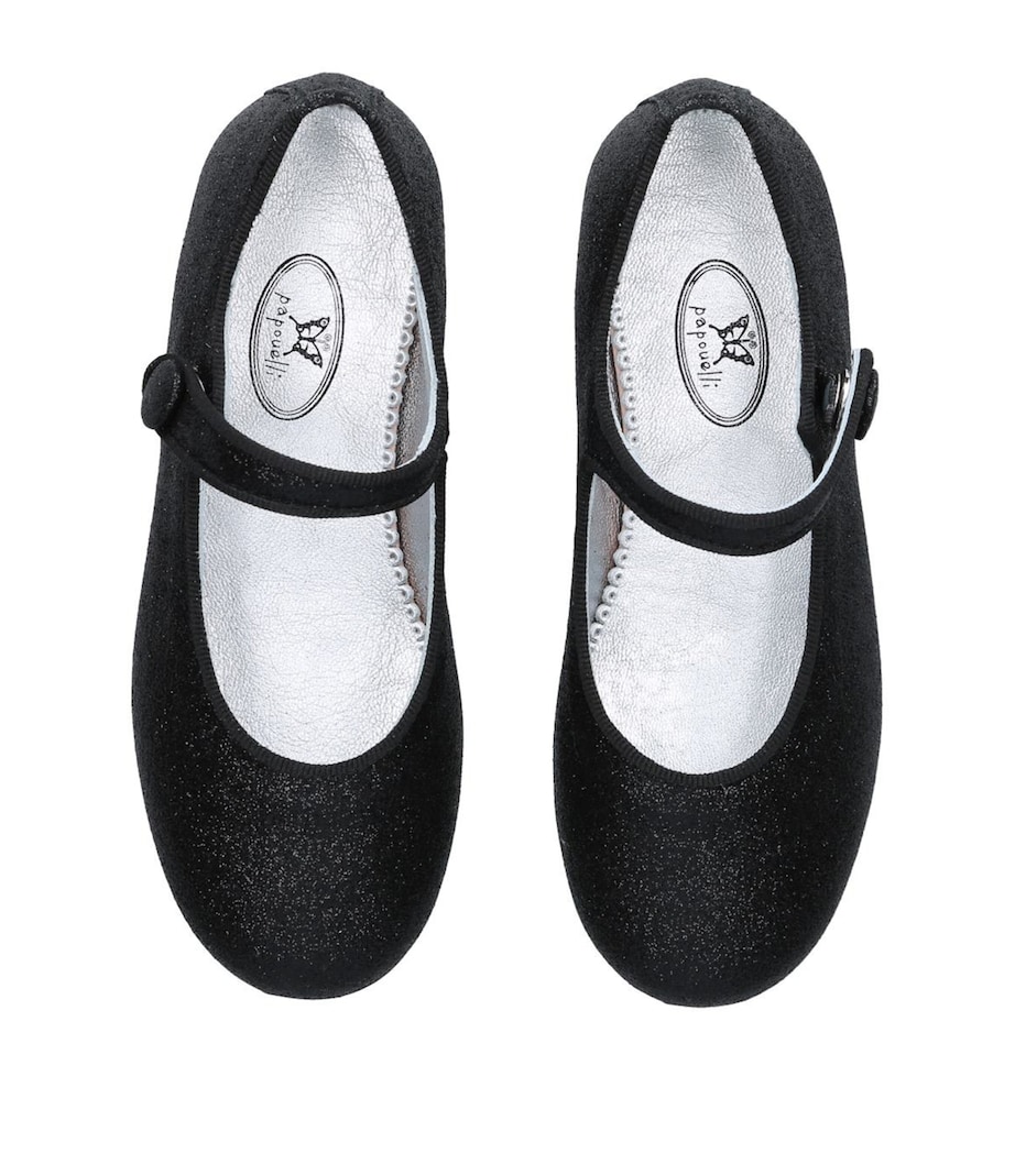 Glitter Mary Janes BLACK Image 4