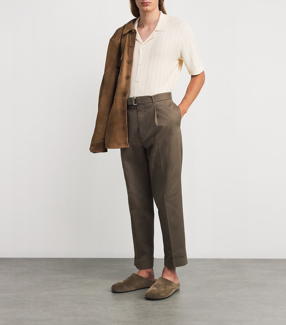 Knitted Stripe Copley Shirt NATURAL Image 2