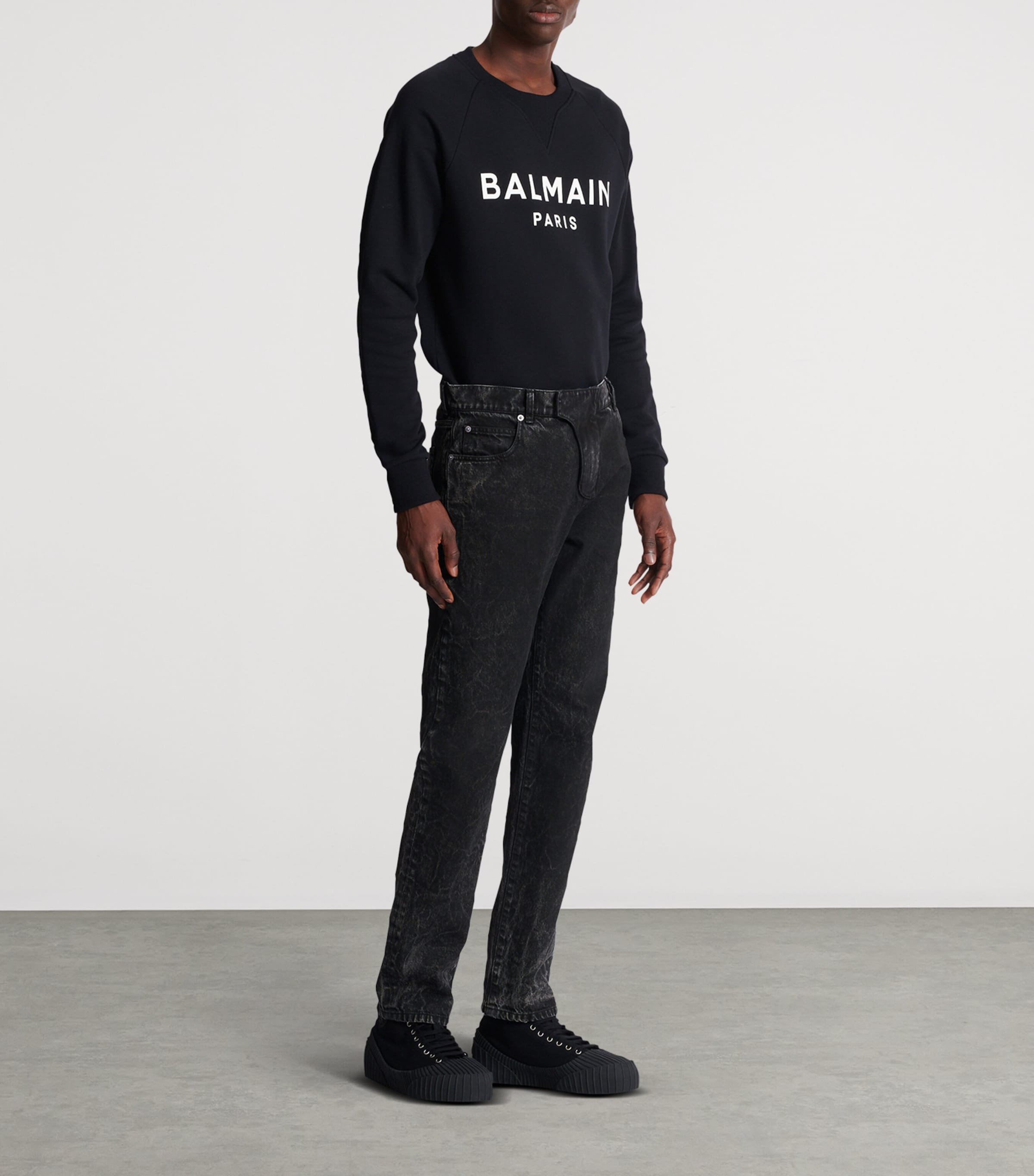 Straight-Fit Jeans 0PC NOIR DELAVE Image 3