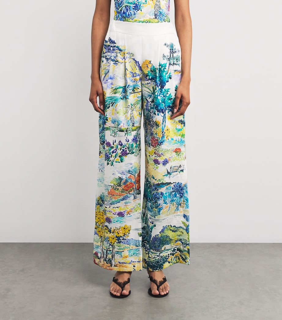 Printed Varenne Beach Trousers FARINIFERA Image 3