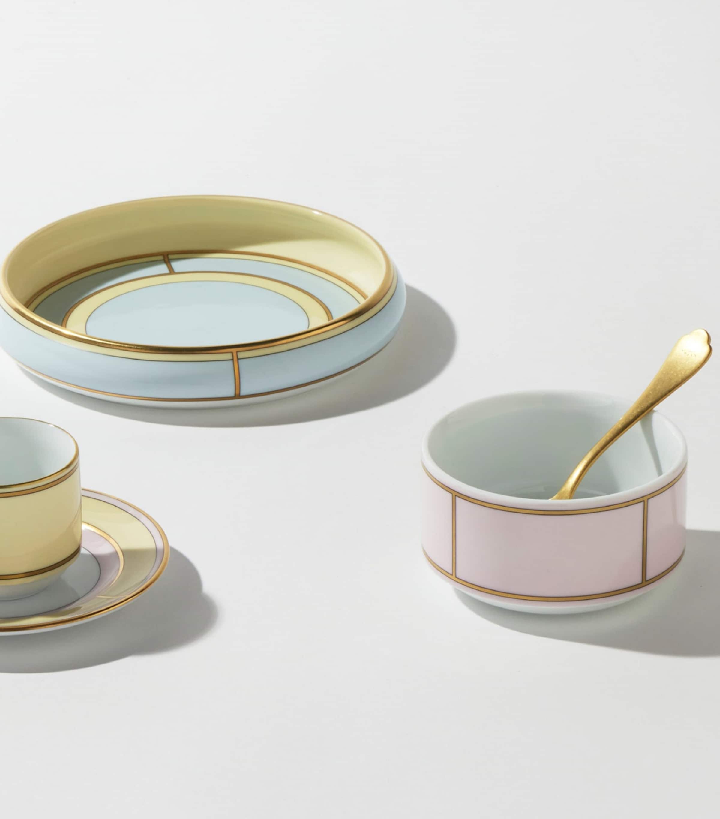 GINORI 1735 Porcelain Colonna Diva Rosa Small Bowl (10cm) Image 3