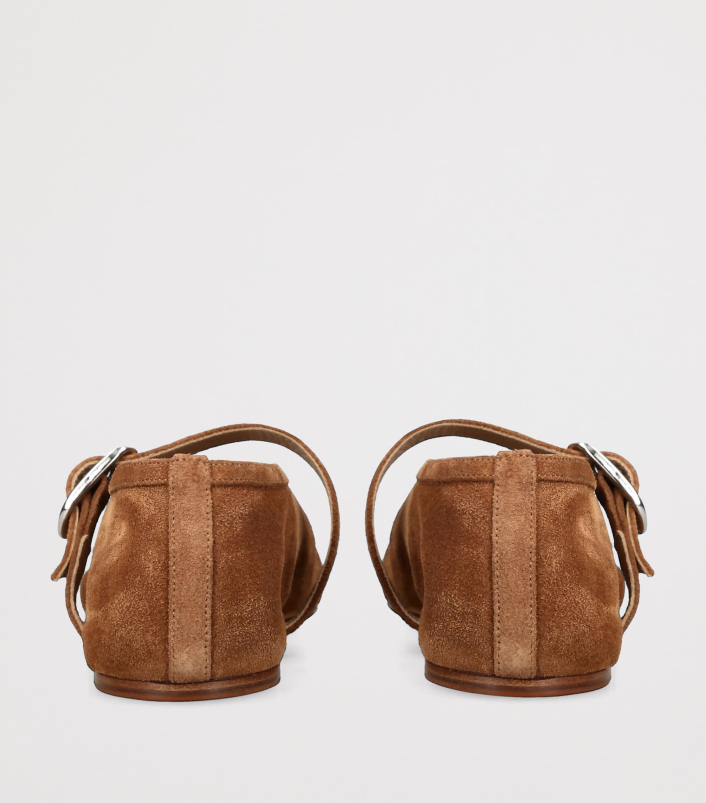 Suede Stella Flats MID BROWN Image 2