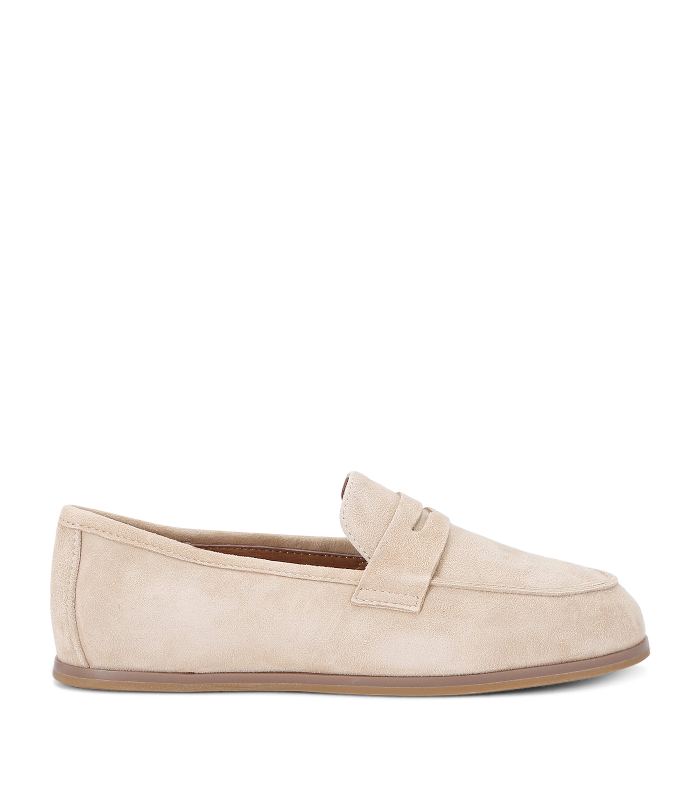 Age Of Innocence Kids' Suede Ryan Loafers In Gold