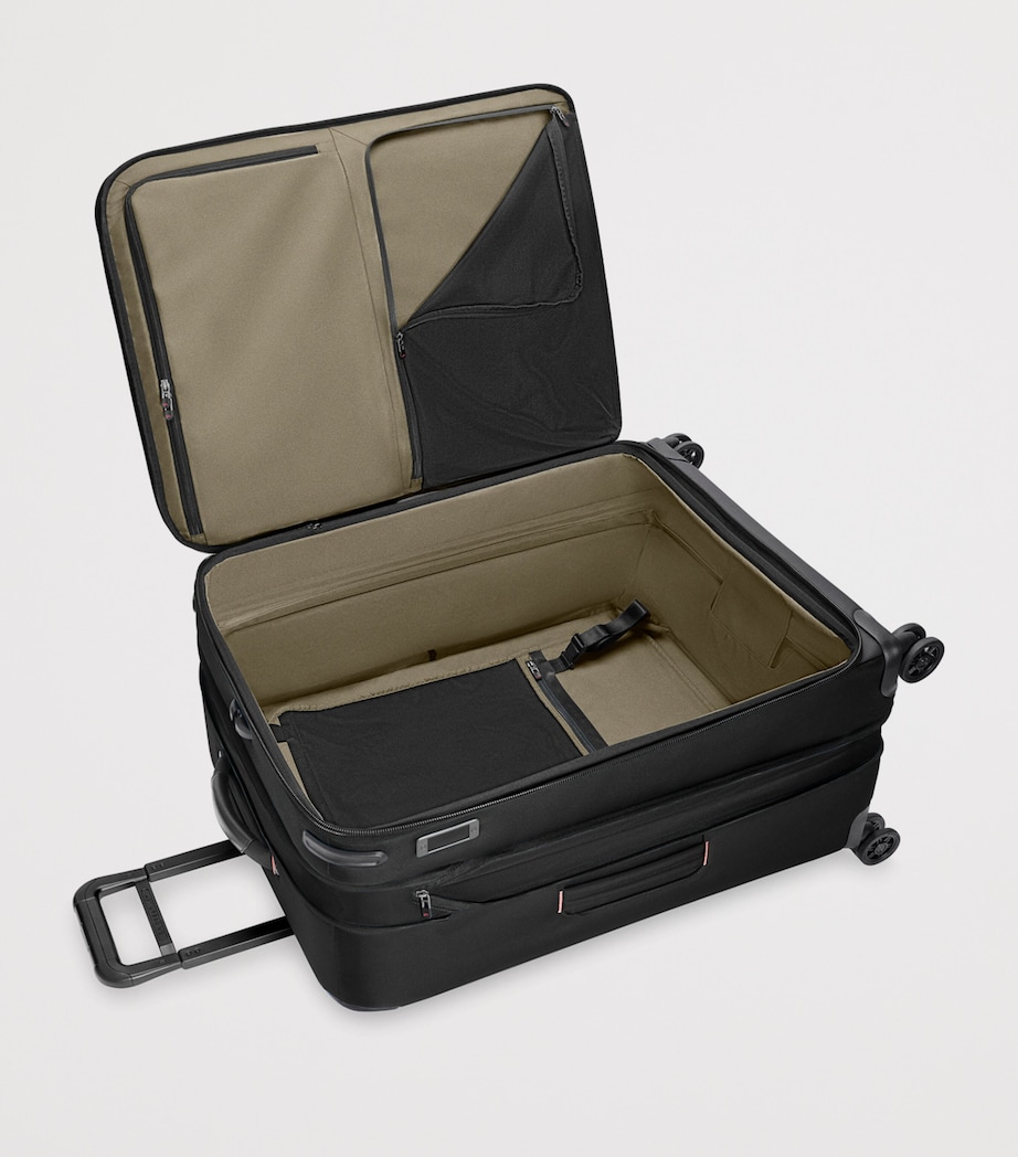 Large ZDX Expandable Spinner Suitcase (74cm) BLACK Image 5