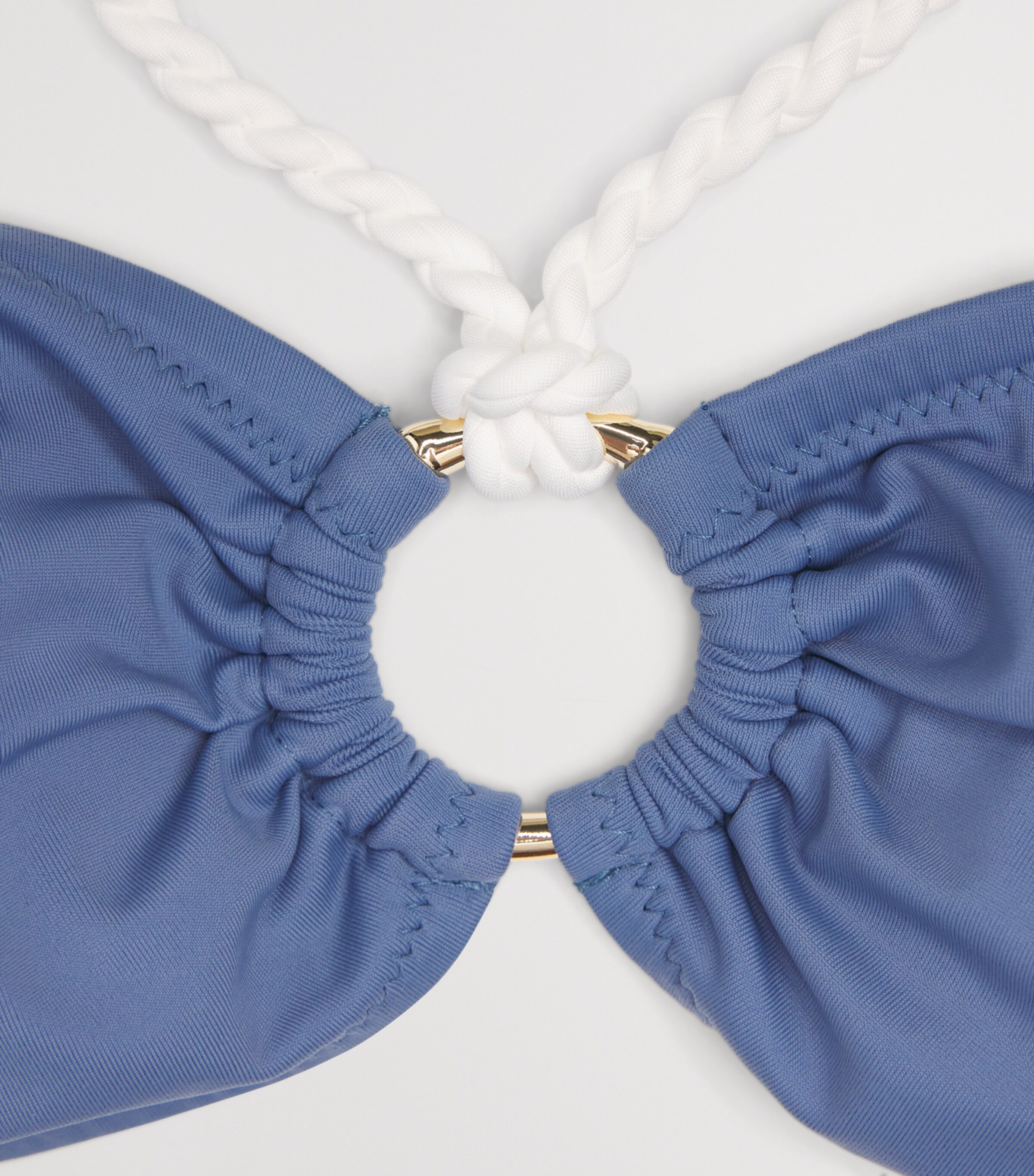 Heidi Klein Womens Cetara Bikini Top Blu Blu Image 4