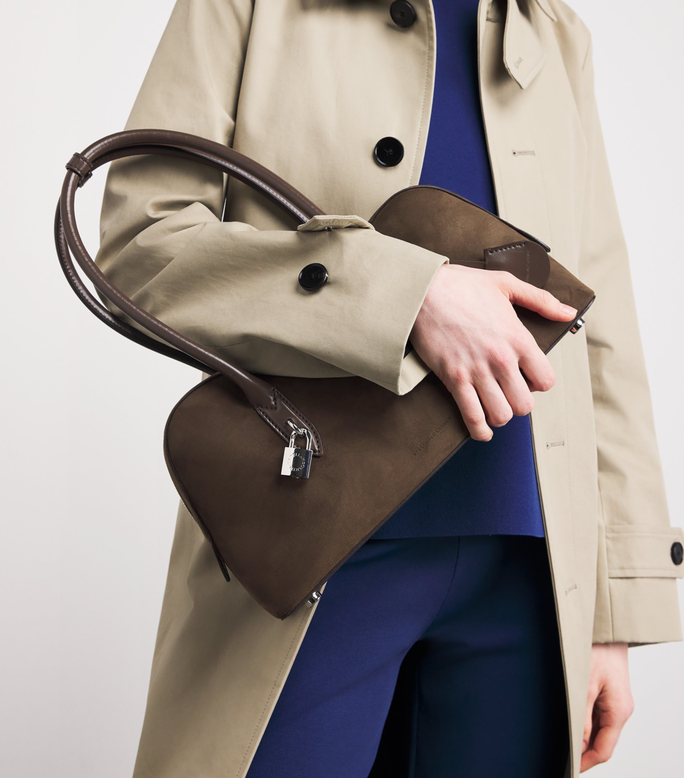 Vegan Suede Ryder Shoulder Bag 2017 MOKA Image 2