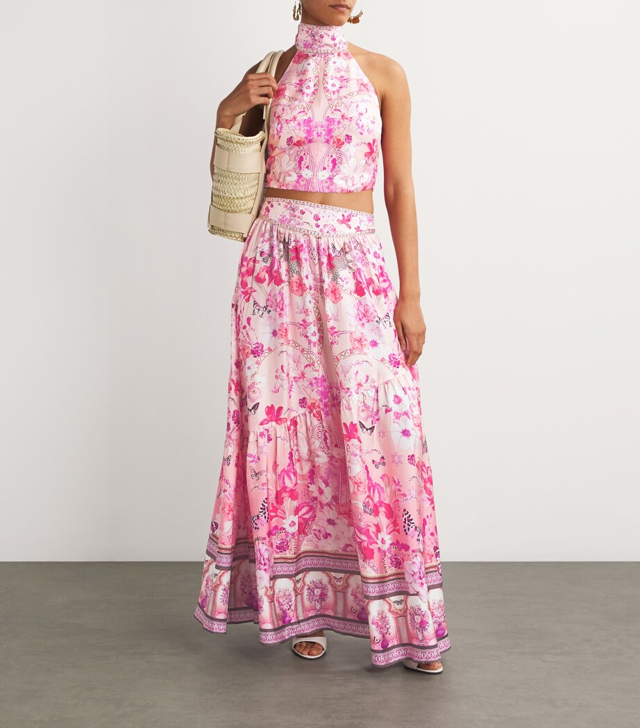 Silk Maxi Skirt BOTANOVL Image 2