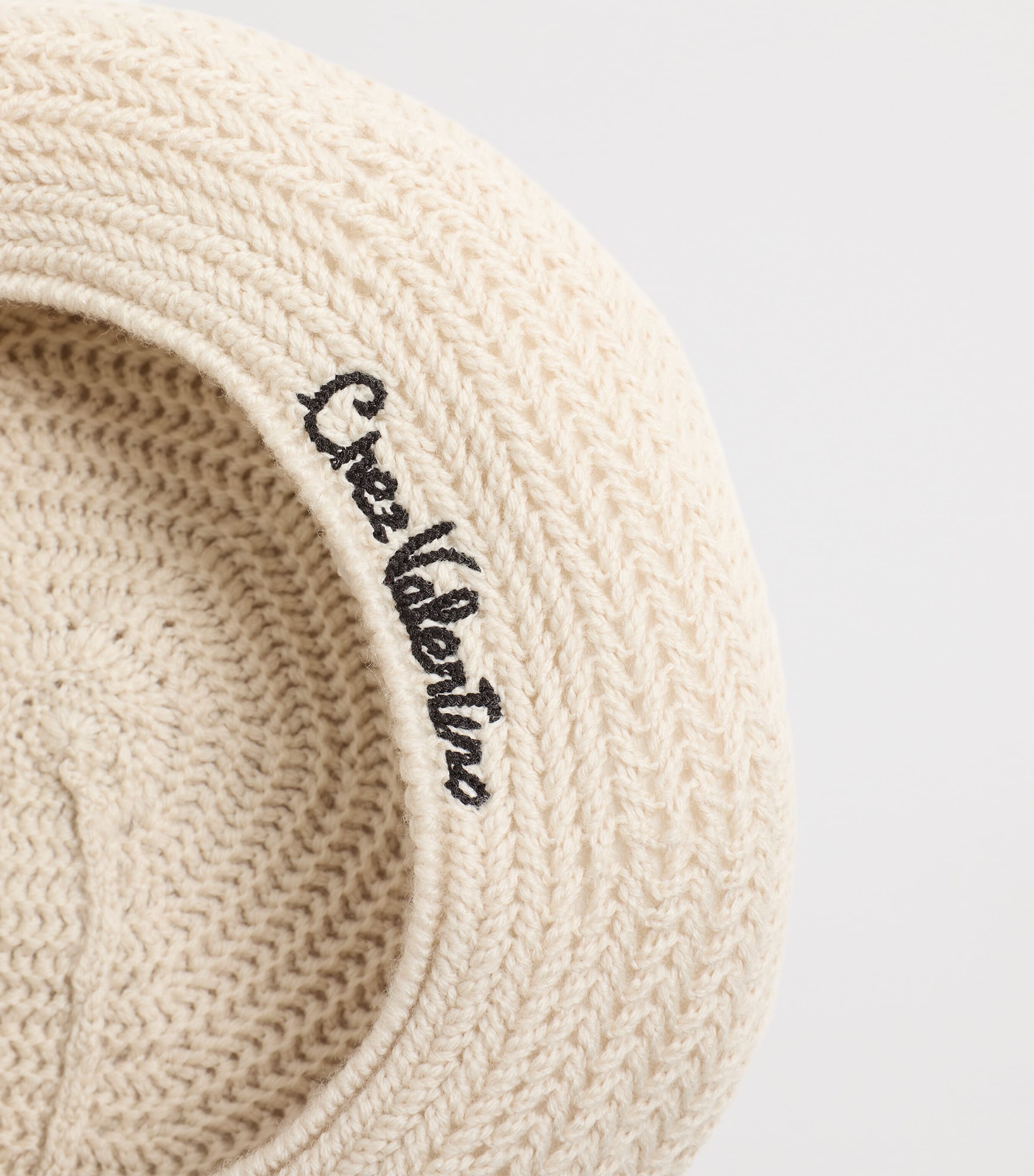 Valentino ホワイト ベレー帽 Valentino Garavani White Virgin Wool Beret | Harrods US