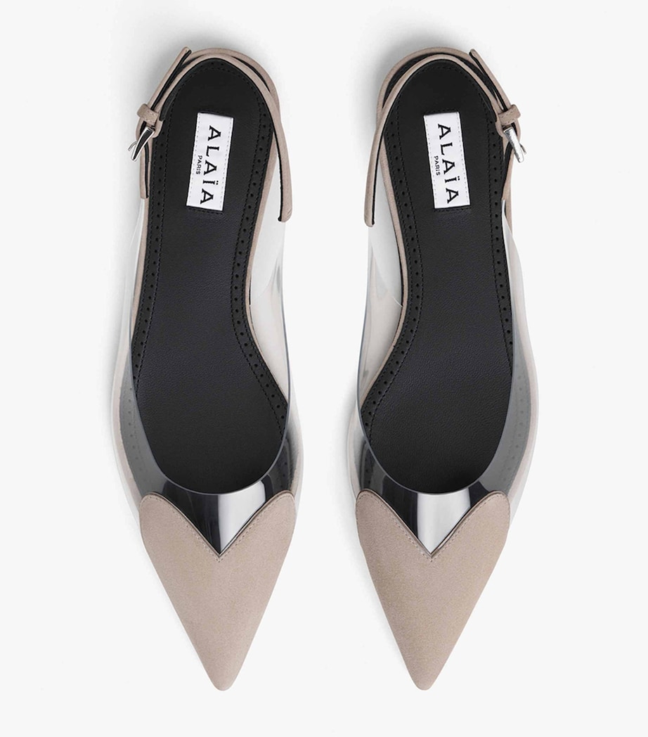 Couer Slingback Ballet Flats GREGE Image 2