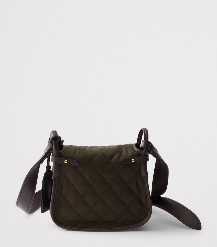 Prada Re-Nylon and Leather Corsaire Shoulder Bag Green Image 3