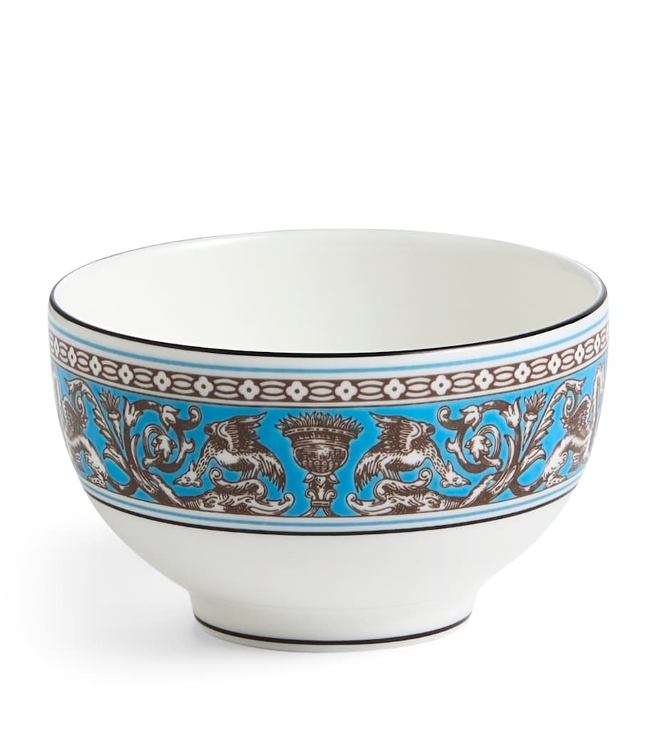 Florentine Turquoise Tea Bowl (8cm) TURQUOISE Image 1